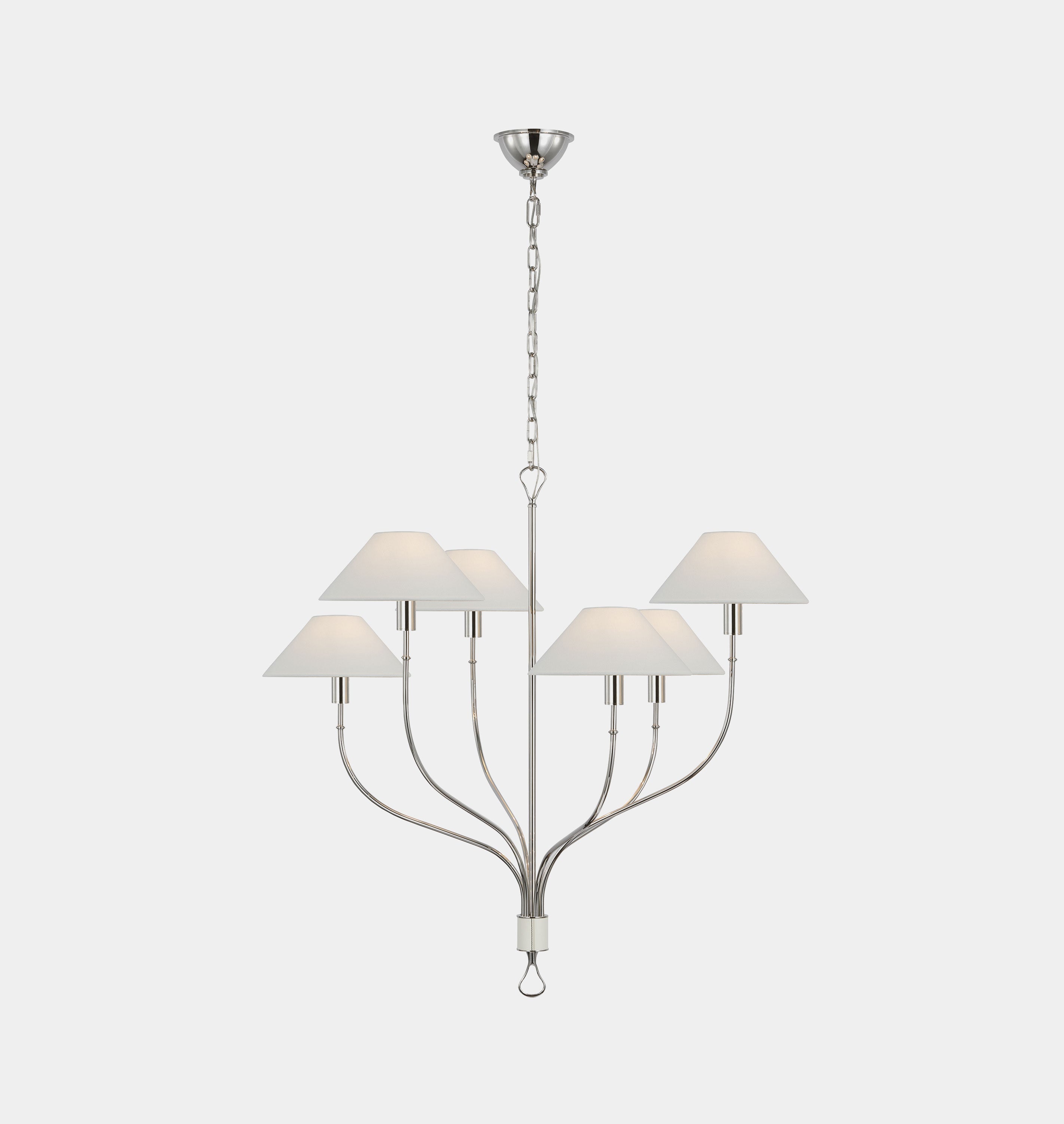 Amber Interiors - Griffin Large Staggered Tail Chandelier