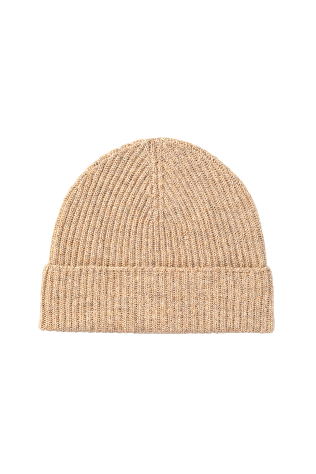 Johnstons of Elgin - Natural Ribbed Cashmere Beanie