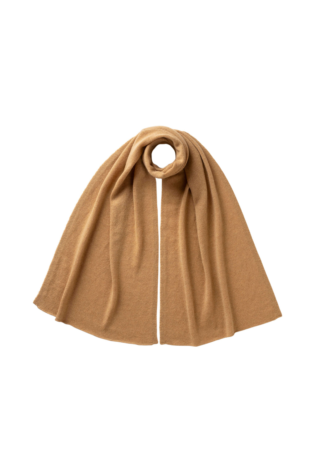 Johnstons of Elgin - Gauzy Cashmere Camel Travel Stole