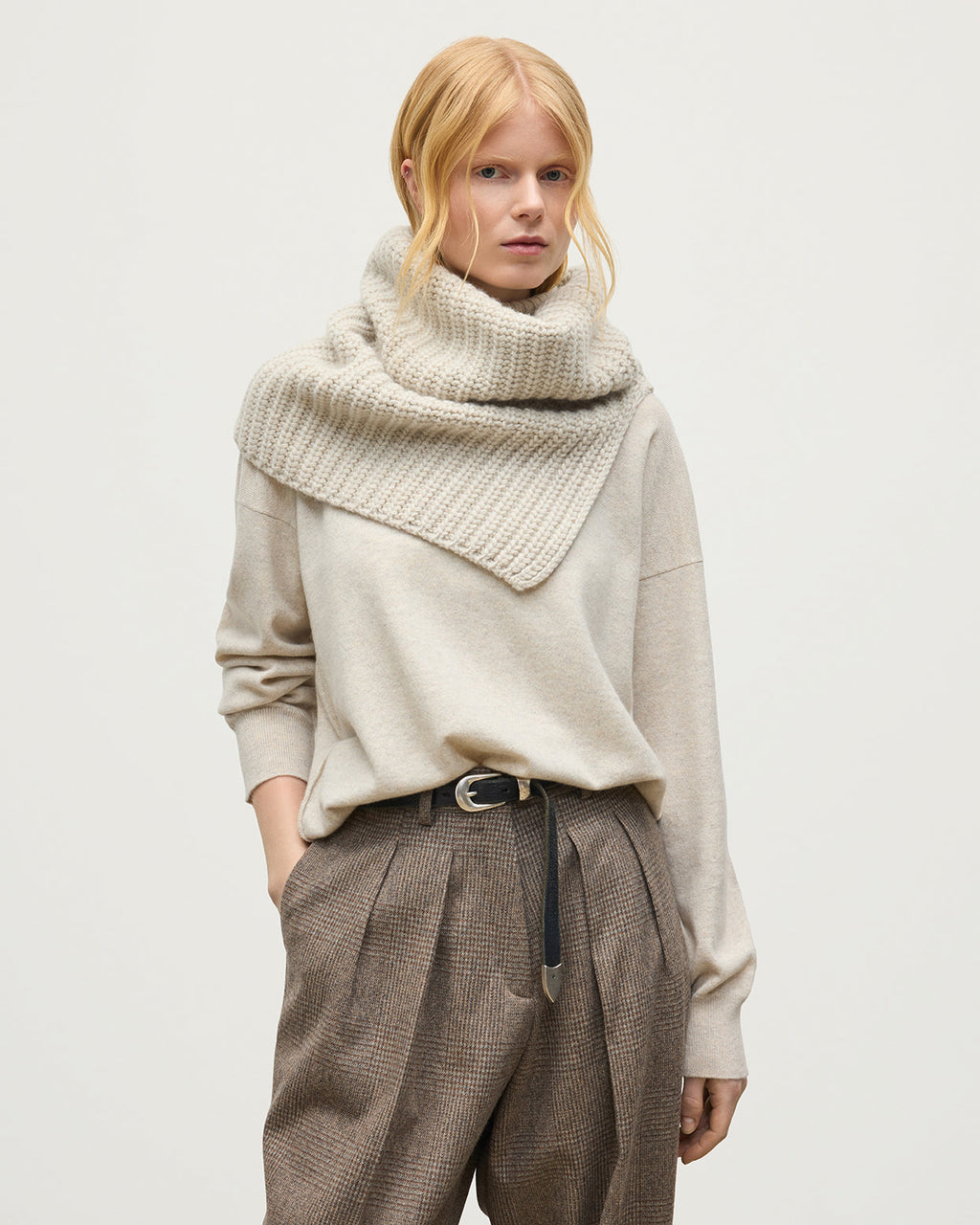 Johnstons of Elgin - Cowie Natural Cashmere Snood