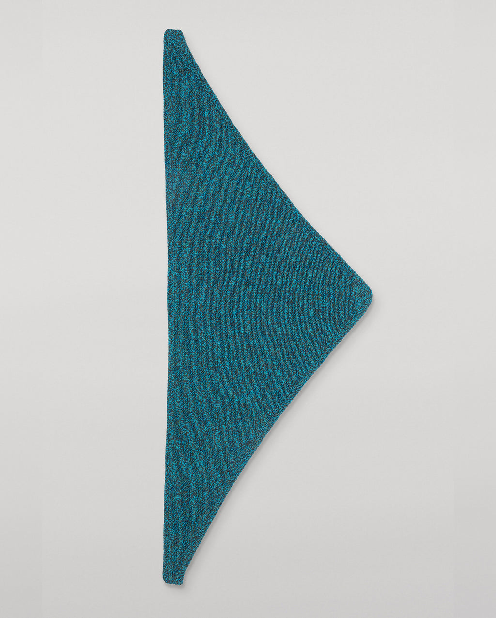 Johnstons of Elgin - Keill Blue Marl Cashmere Triangle
