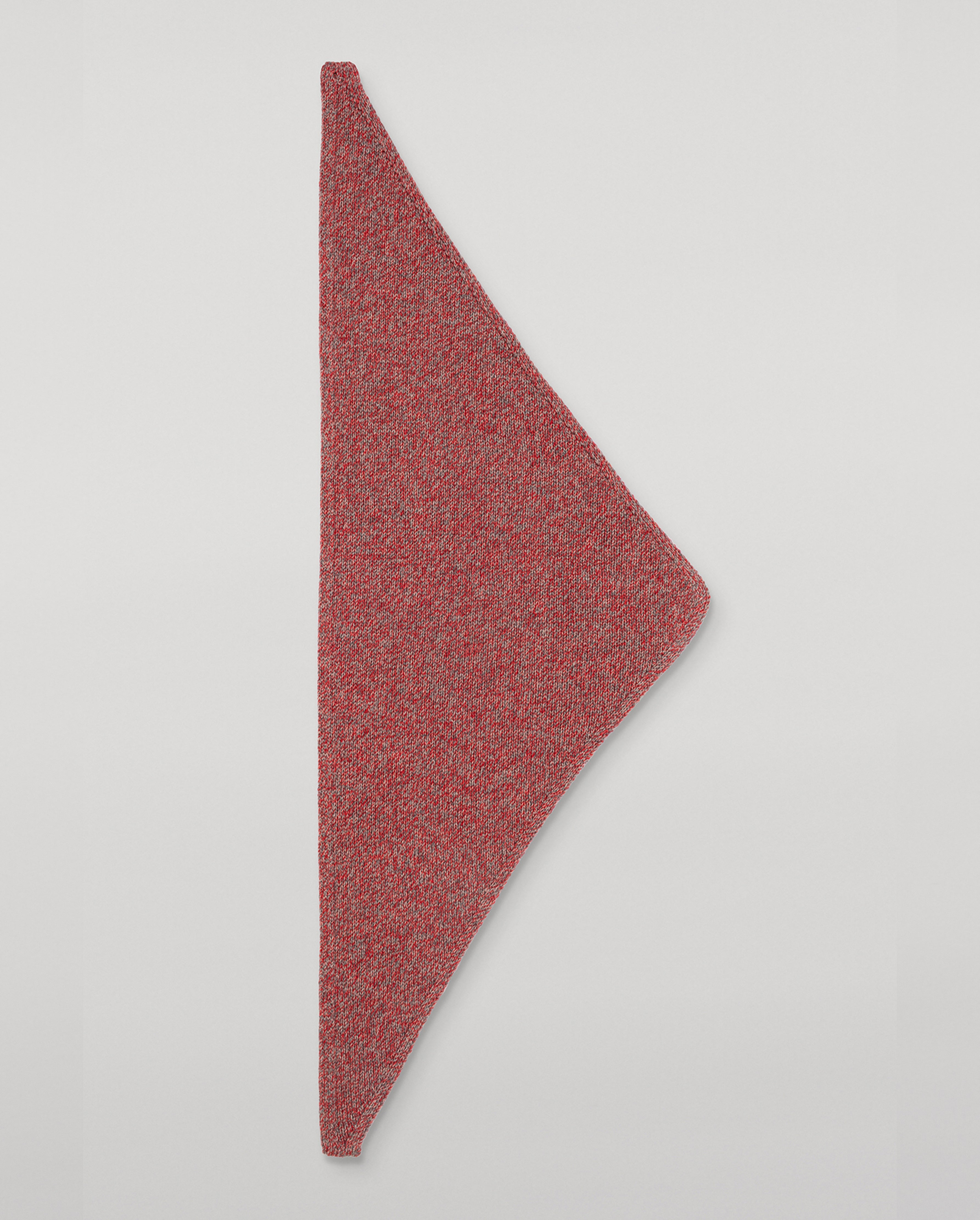 Johnstons of Elgin - Keill Red Marl Cashmere Triangle