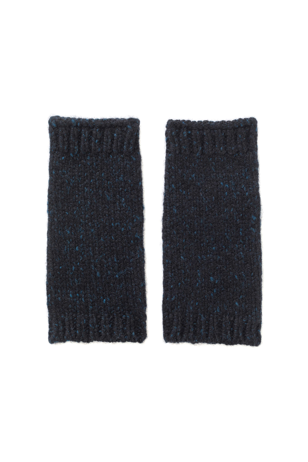 Johnstons of Elgin - Donegal Cashmere Dark Navy Wrist Warmers