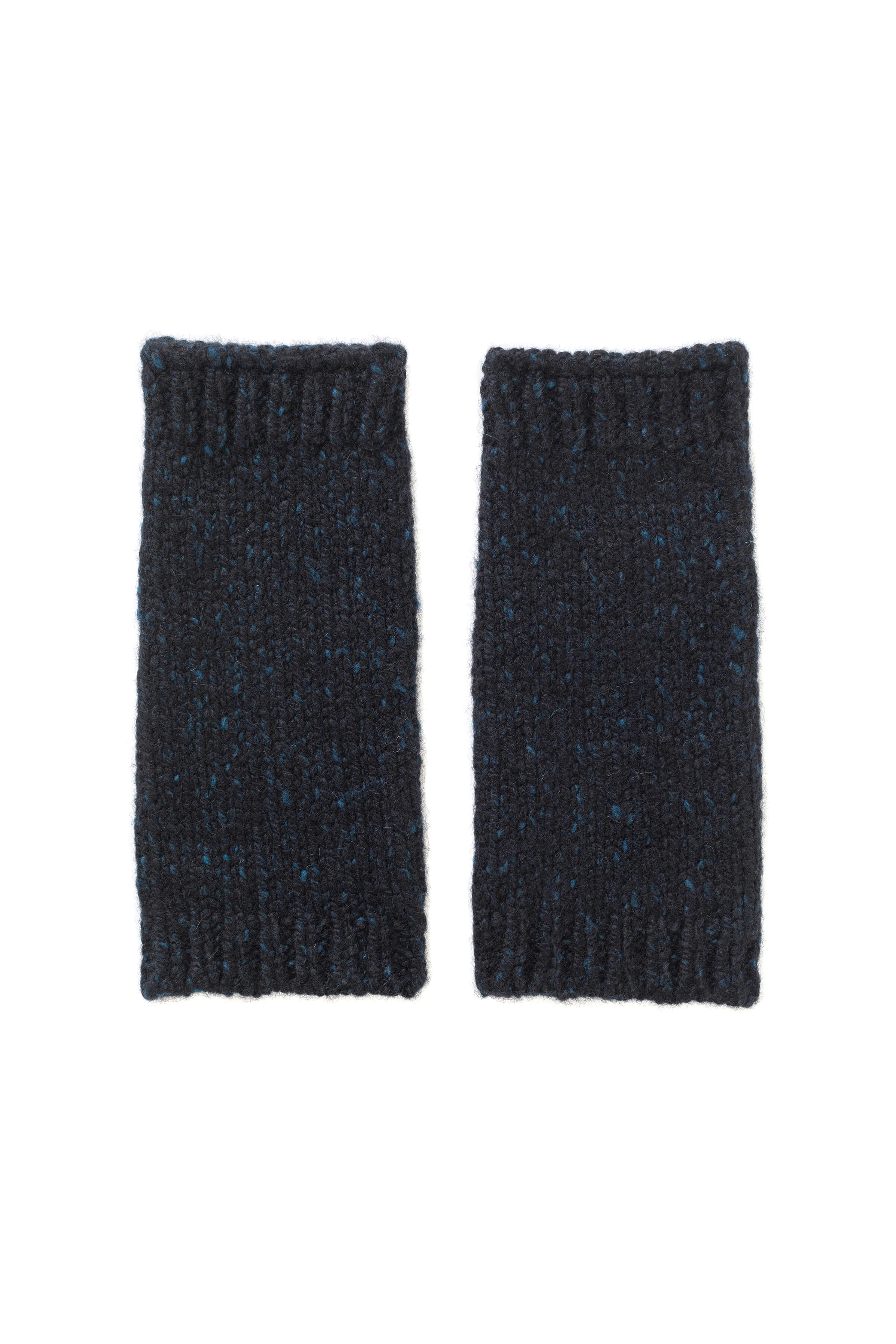 Johnstons of Elgin - Donegal Cashmere Dark Navy Wrist Warmers