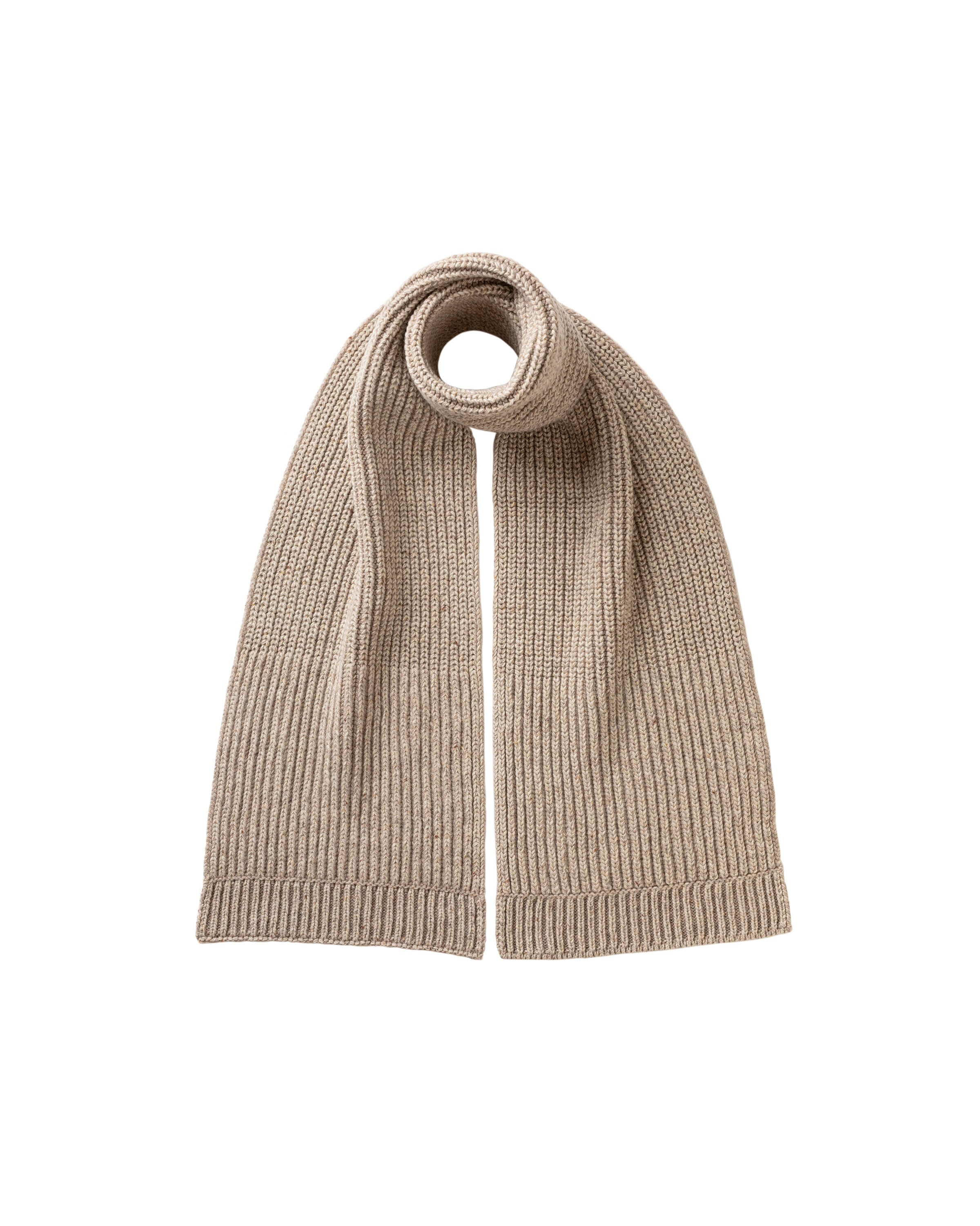 Johnstons of Elgin - Donegal Cashmere Cream Hat & Scarf Gift Set