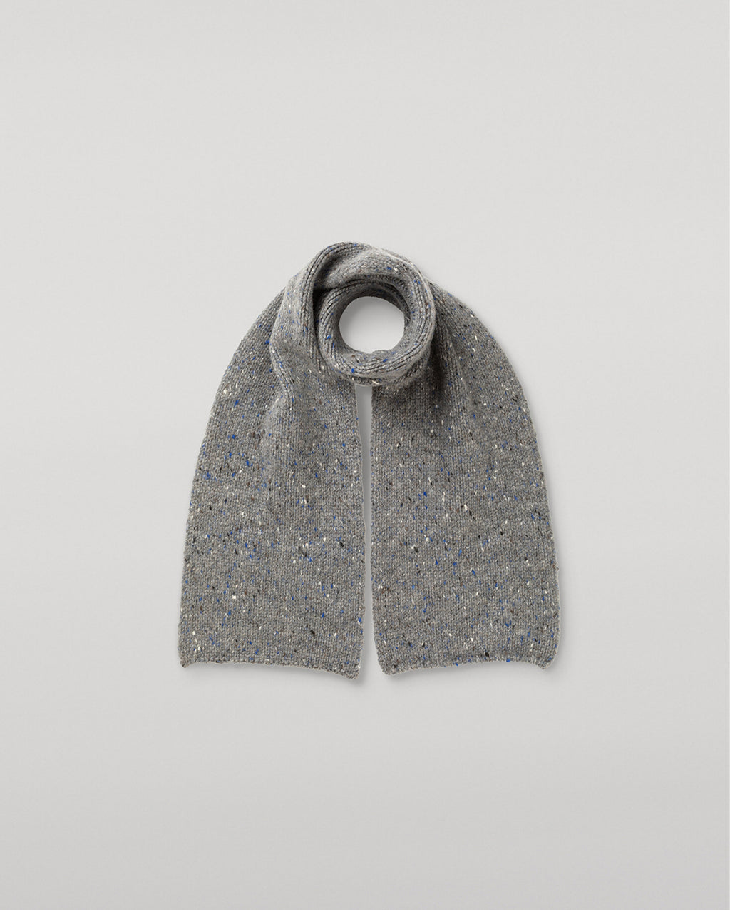 Johnstons of Elgin - Tiree Grey Donegal Cashmere Scarf