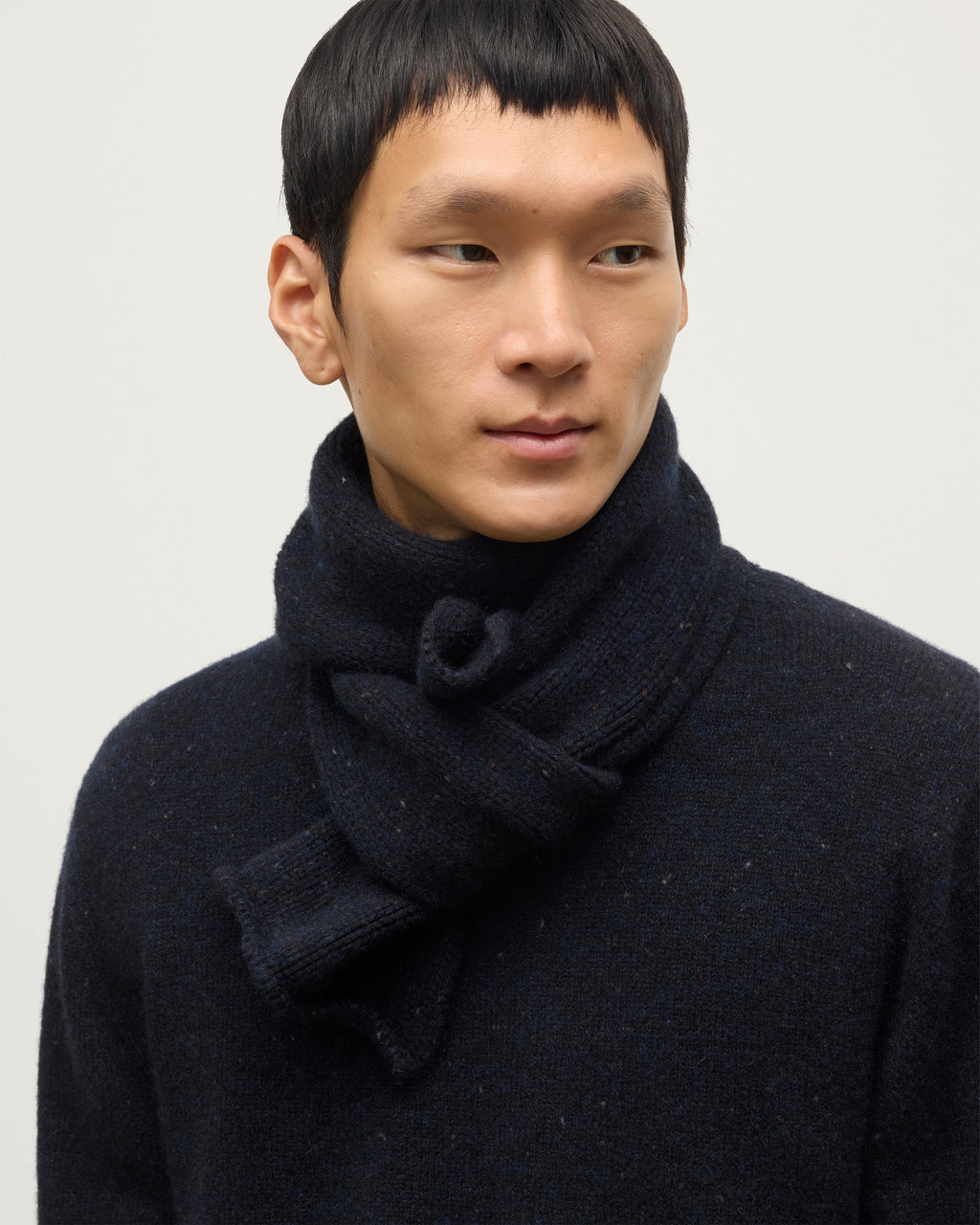 Johnstons of Elgin - Tiree Blue Cashmere Scarf