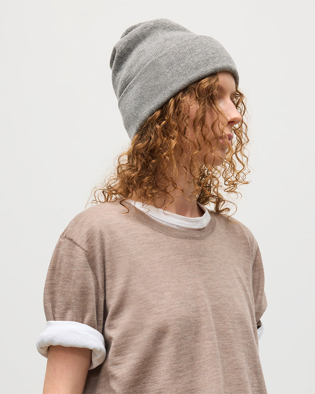 Johnstons of Elgin - Braemar Grey Cashmere Beanie