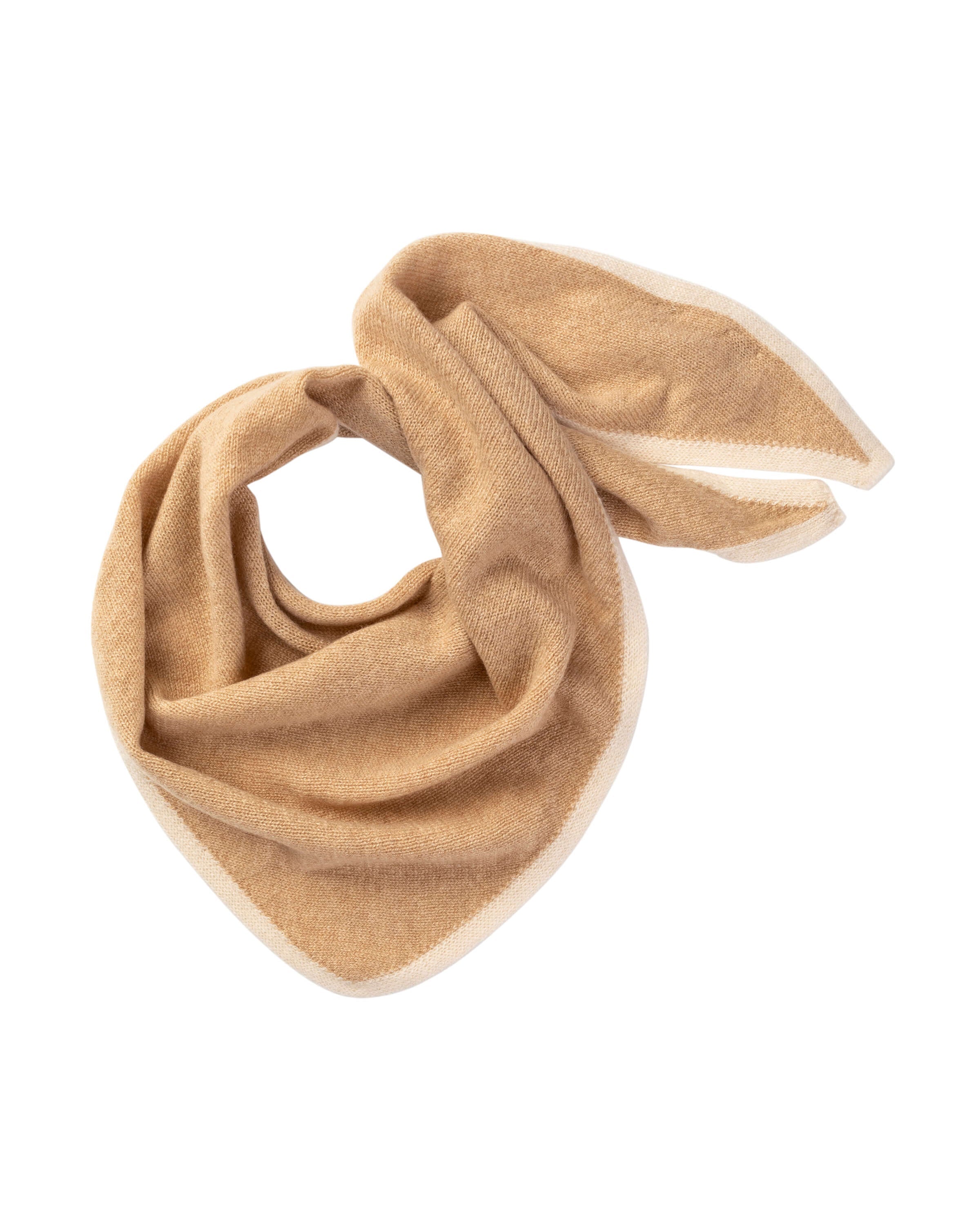 Johnstons of Elgin - Double Faced Camel Cashmere Triangle