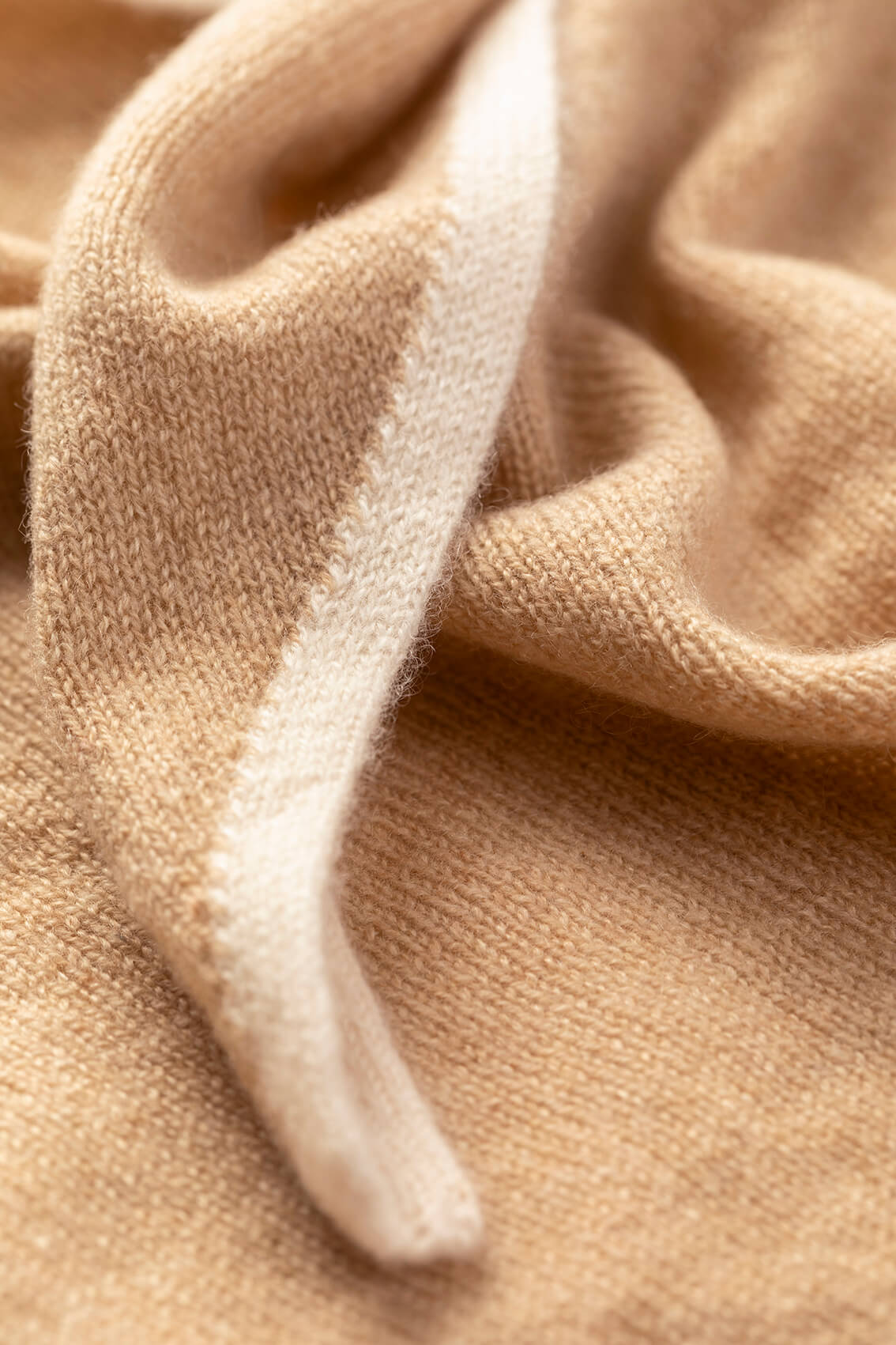 Johnstons of Elgin - Double Faced Camel Cashmere Triangle