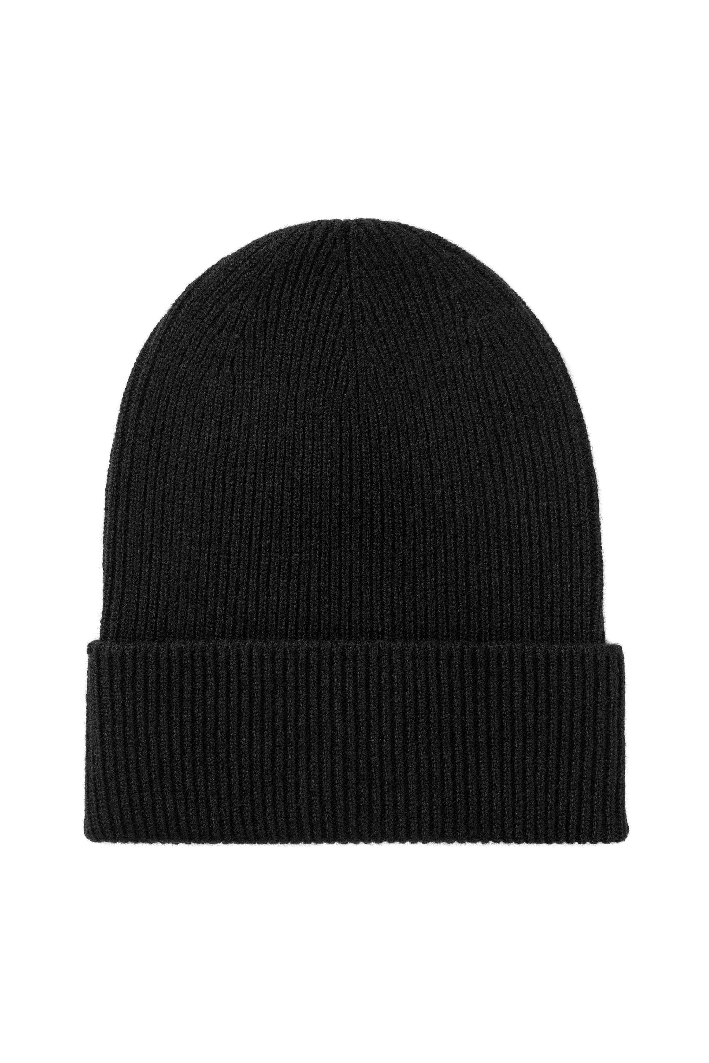 Johnstons of Elgin - Slouchy Black Cashmere Beanie