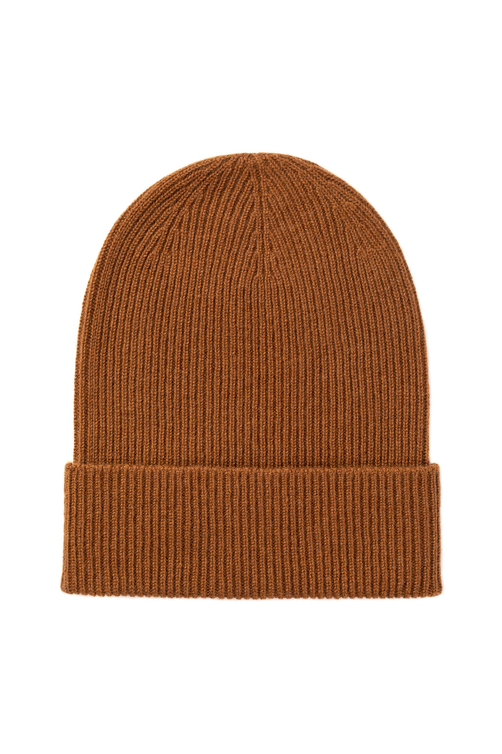 Johnstons of Elgin - Slouchy Dark Camel Cashmere Beanie