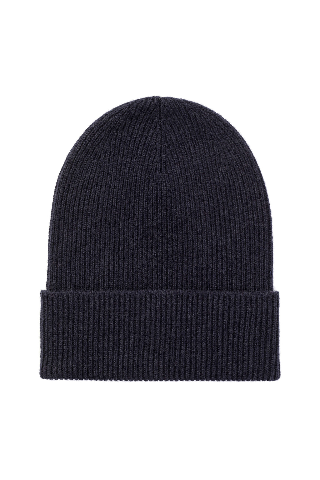 Johnstons of Elgin - Slouchy Dark Navy Cashmere Beanie