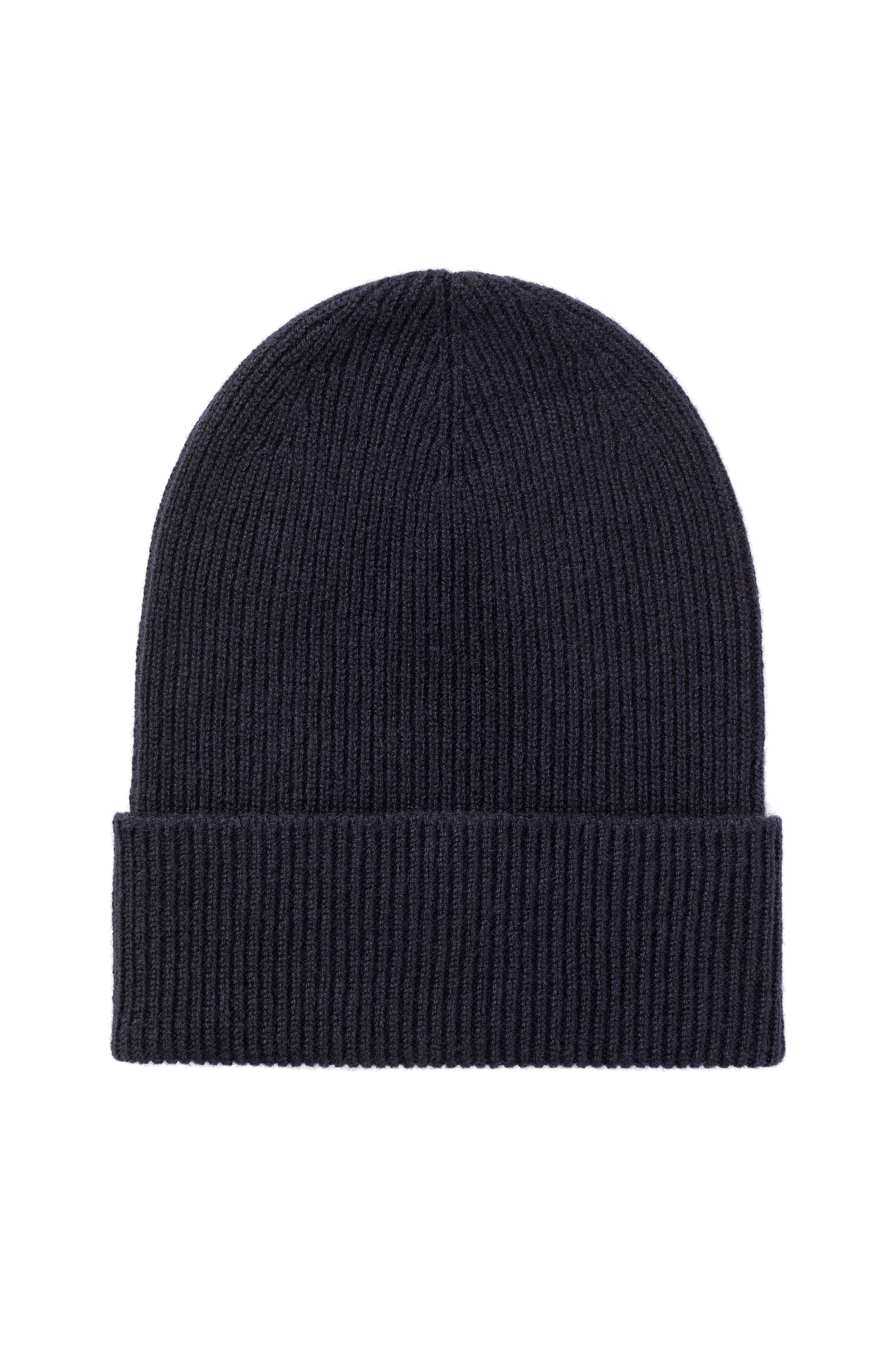 Johnstons of Elgin - Slouchy Dark Navy Cashmere Beanie