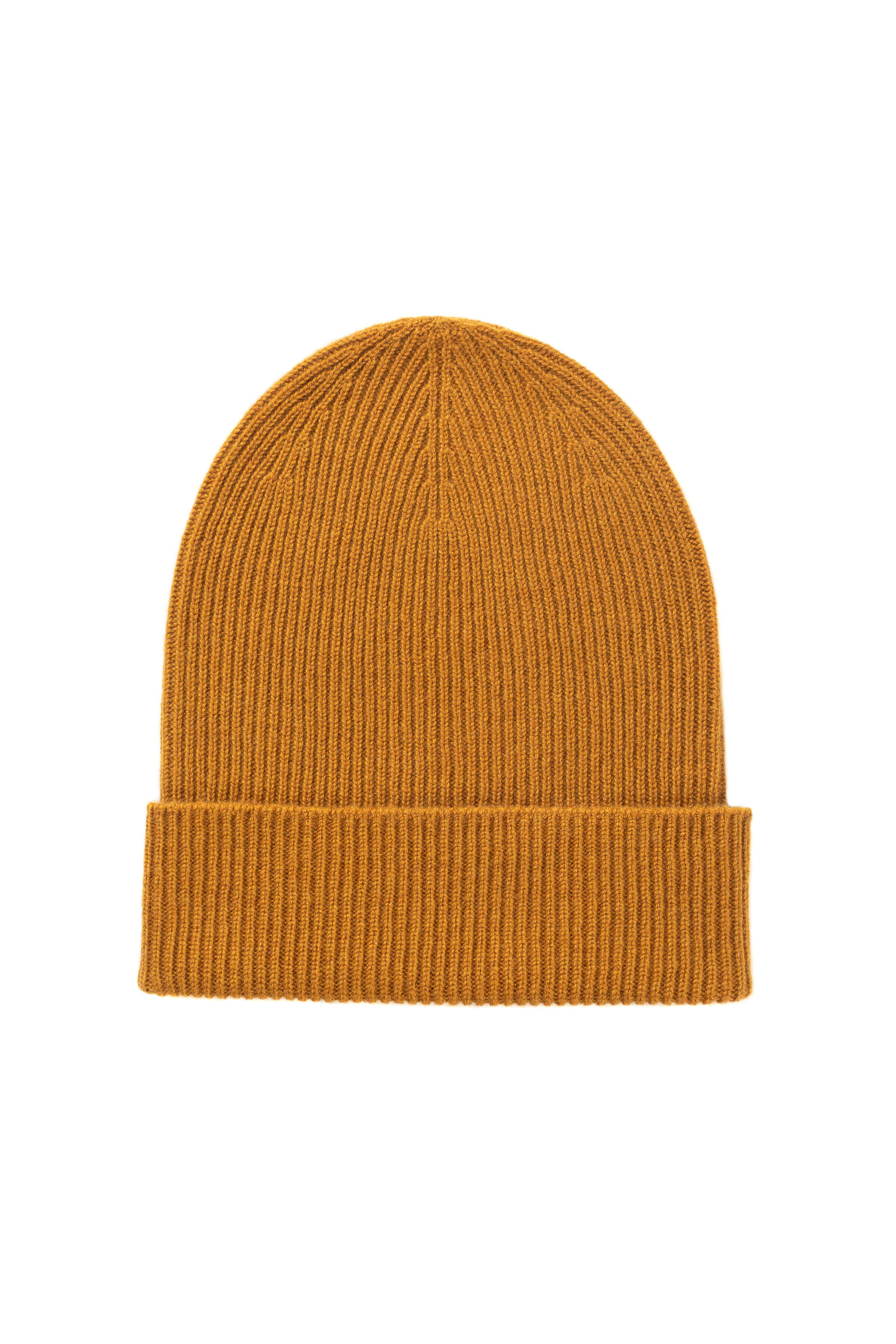 Johnstons of Elgin - Ochre Slouchy Cashmere Beanie
