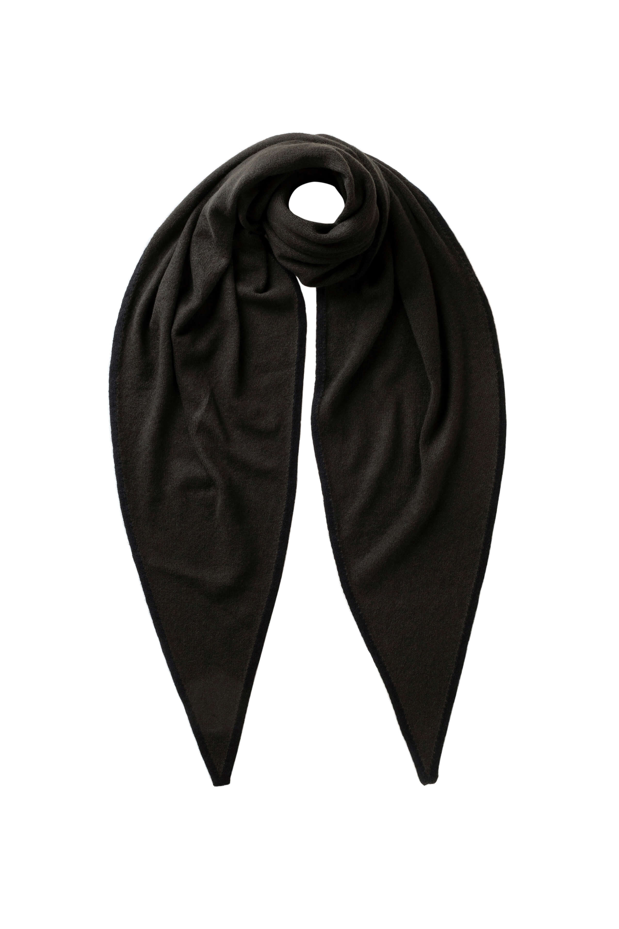 Johnstons of Elgin - Gauzy Cashmere Black Diamond Scarf