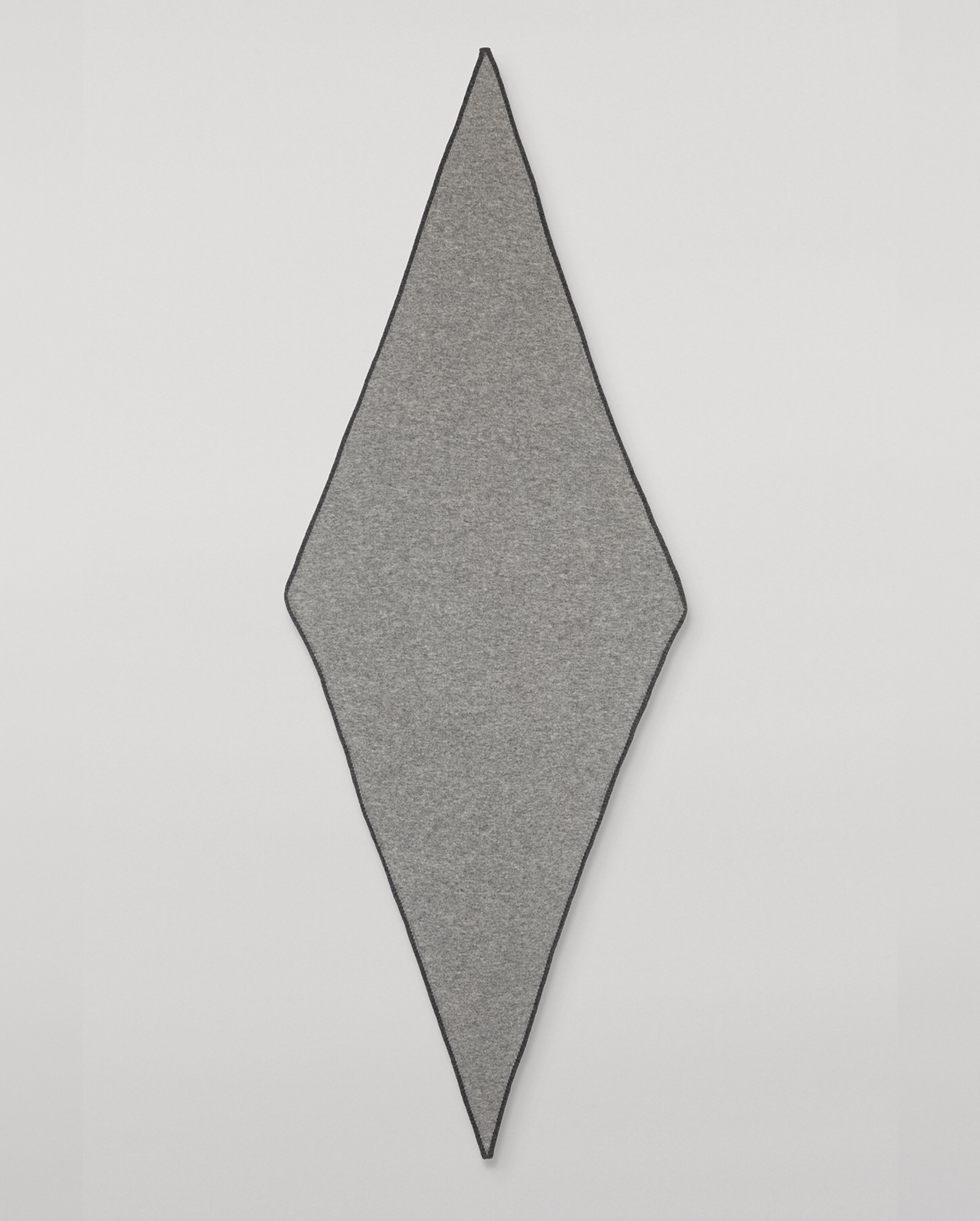 Johnstons of Elgin - Ethel Grey Cashmere Diamond Scarf