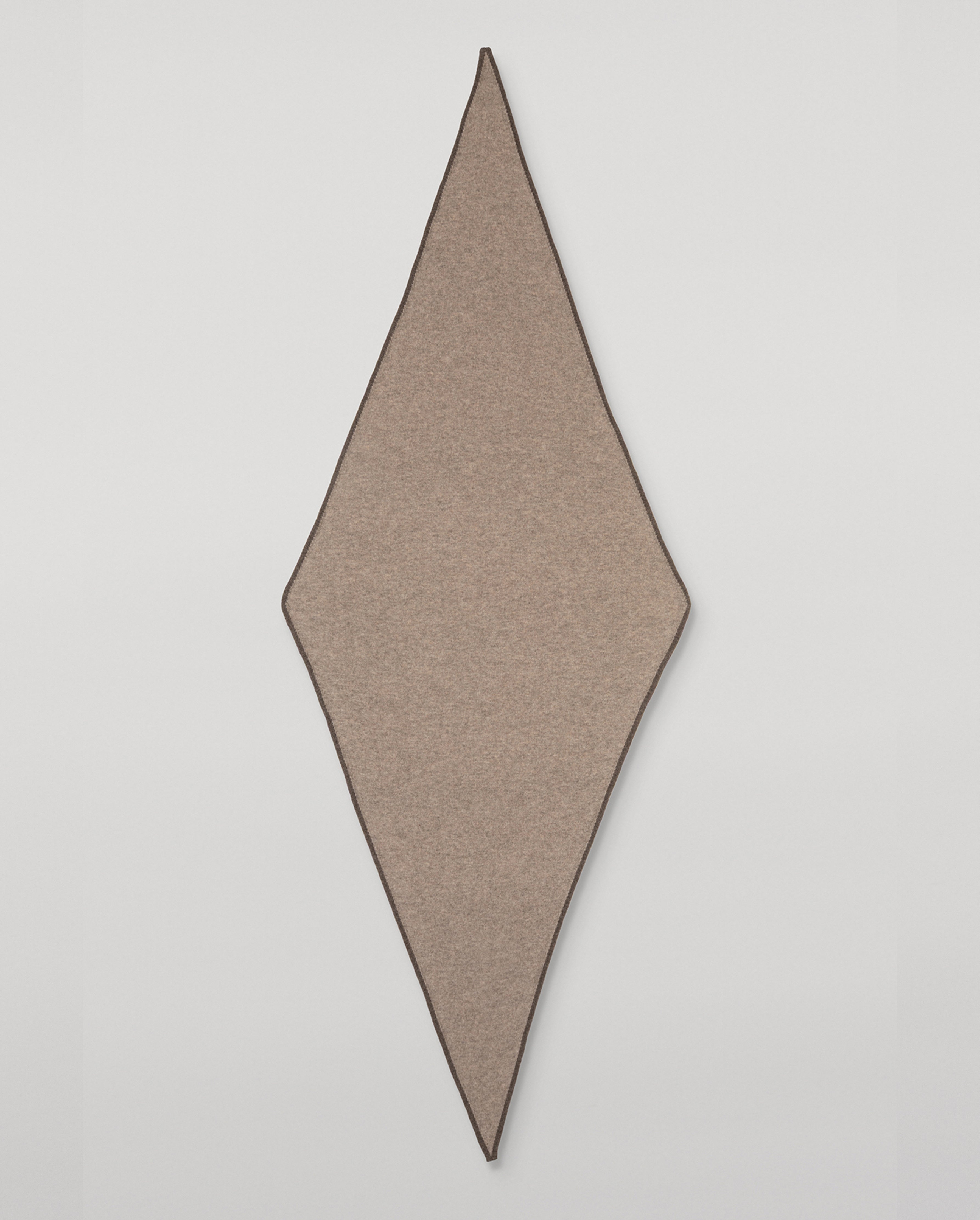 Johnstons of Elgin - Ethel Brown Cashmere Diamond Scarf