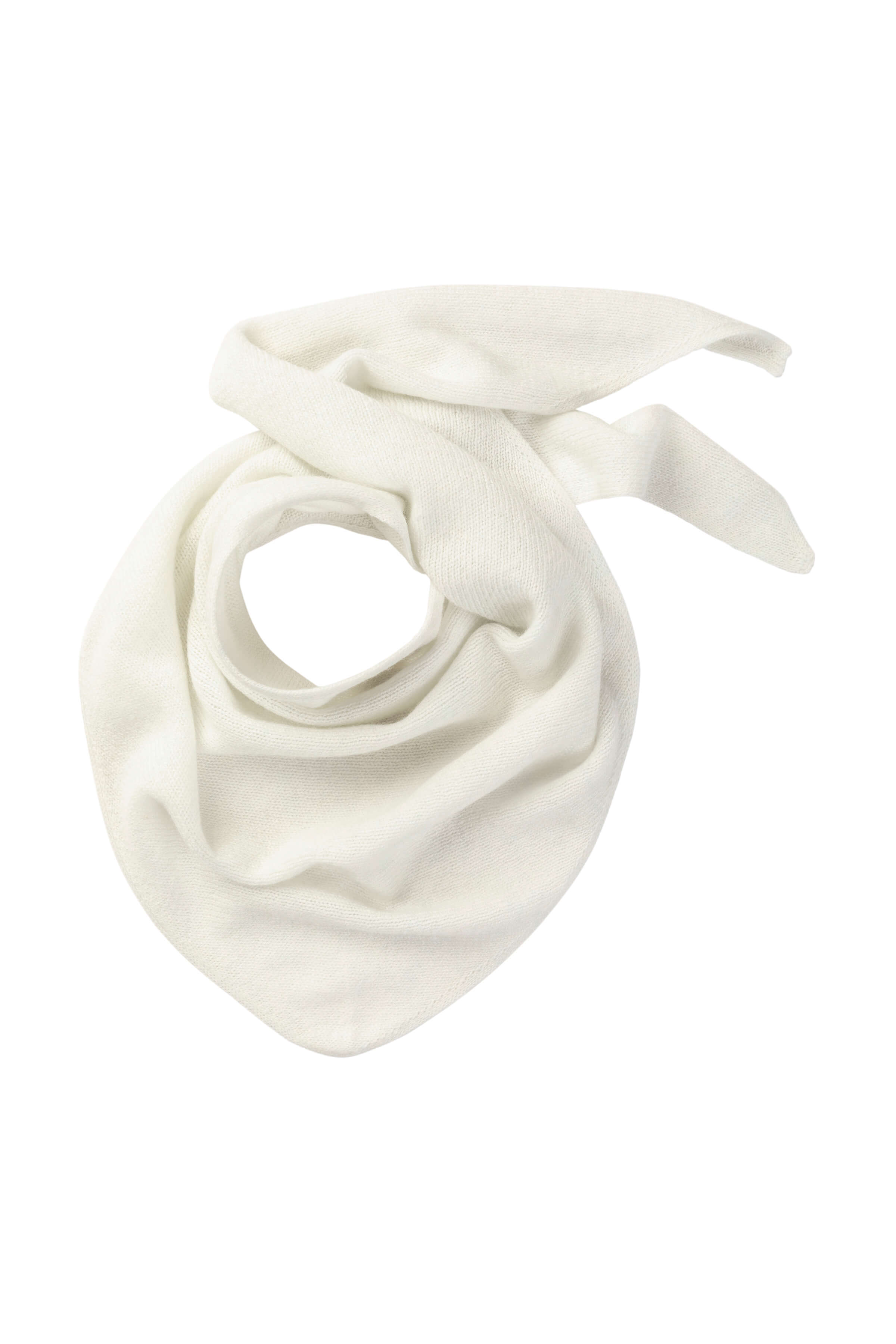 Johnstons of Elgin - Reel White Cashmere Bandana