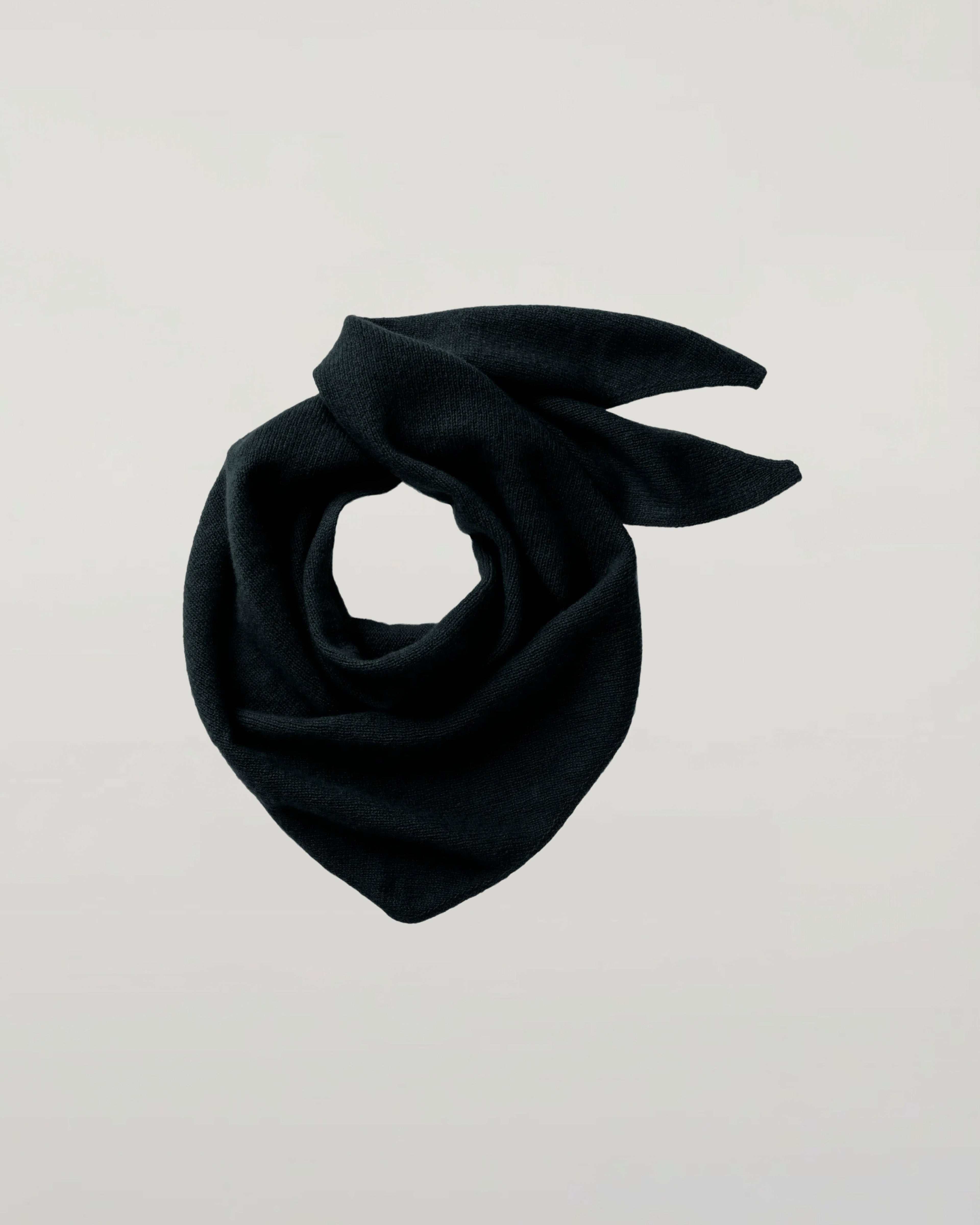 Johnstons of Elgin - Reel Black Cashmere Bandana
