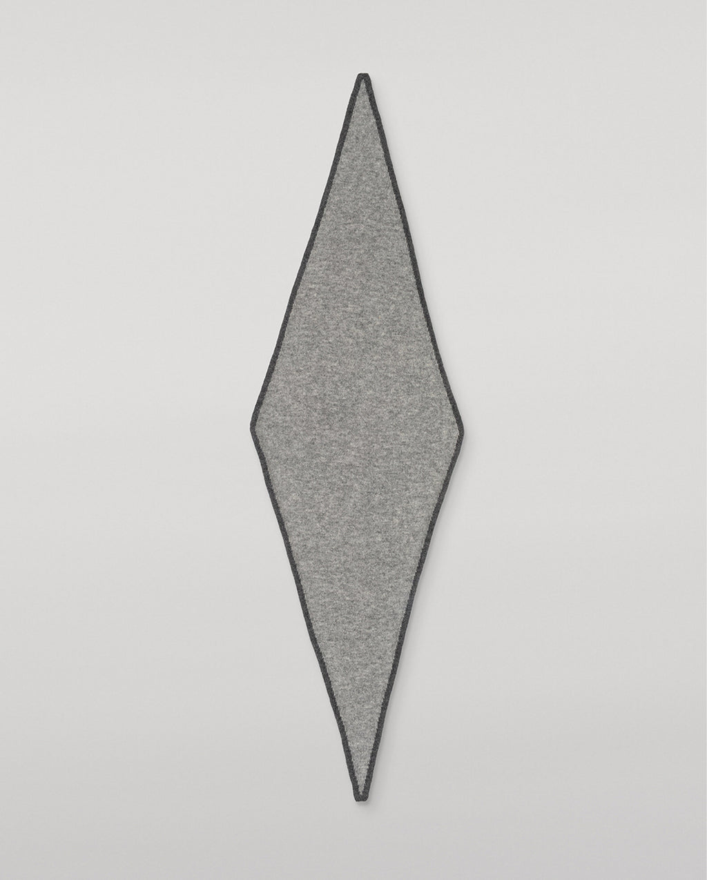 Johnstons of Elgin - Anya Grey Diamond Cashmere Necktie