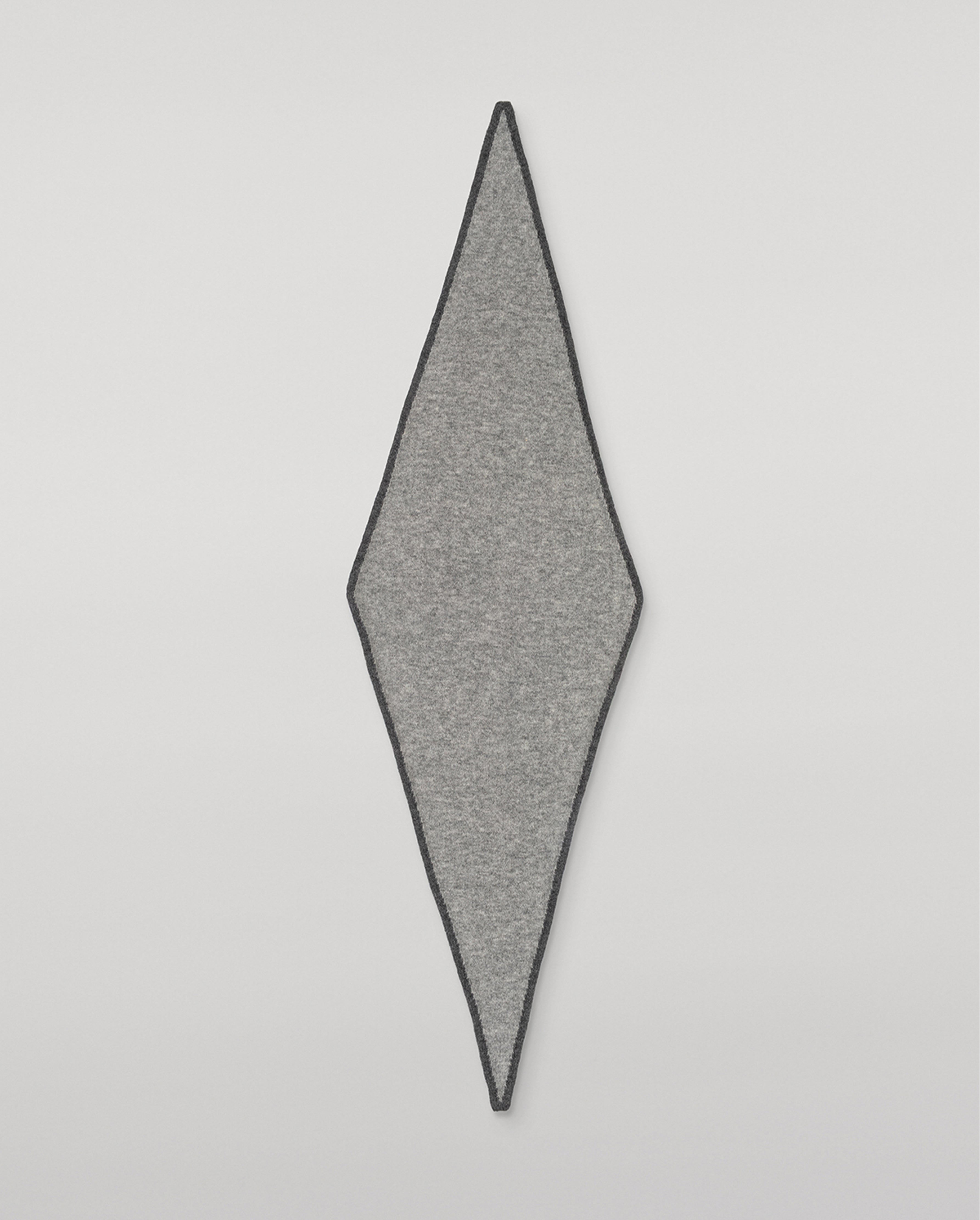 Johnstons of Elgin - Anya Grey Diamond Cashmere Necktie