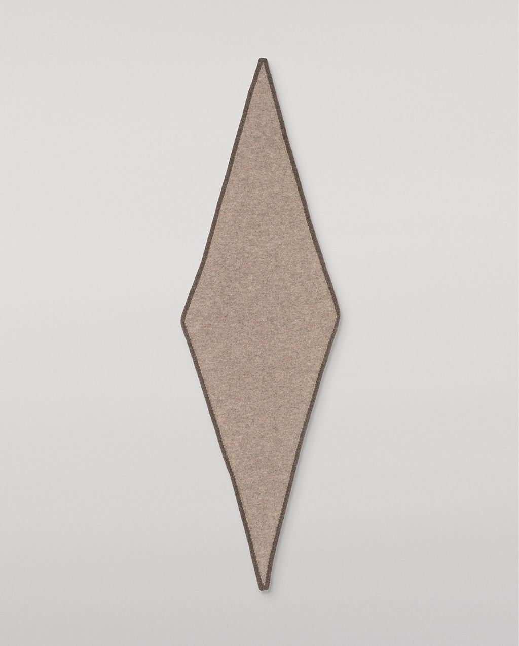 Johnstons of Elgin - Anya Brown Diamond Cashmere Necktie