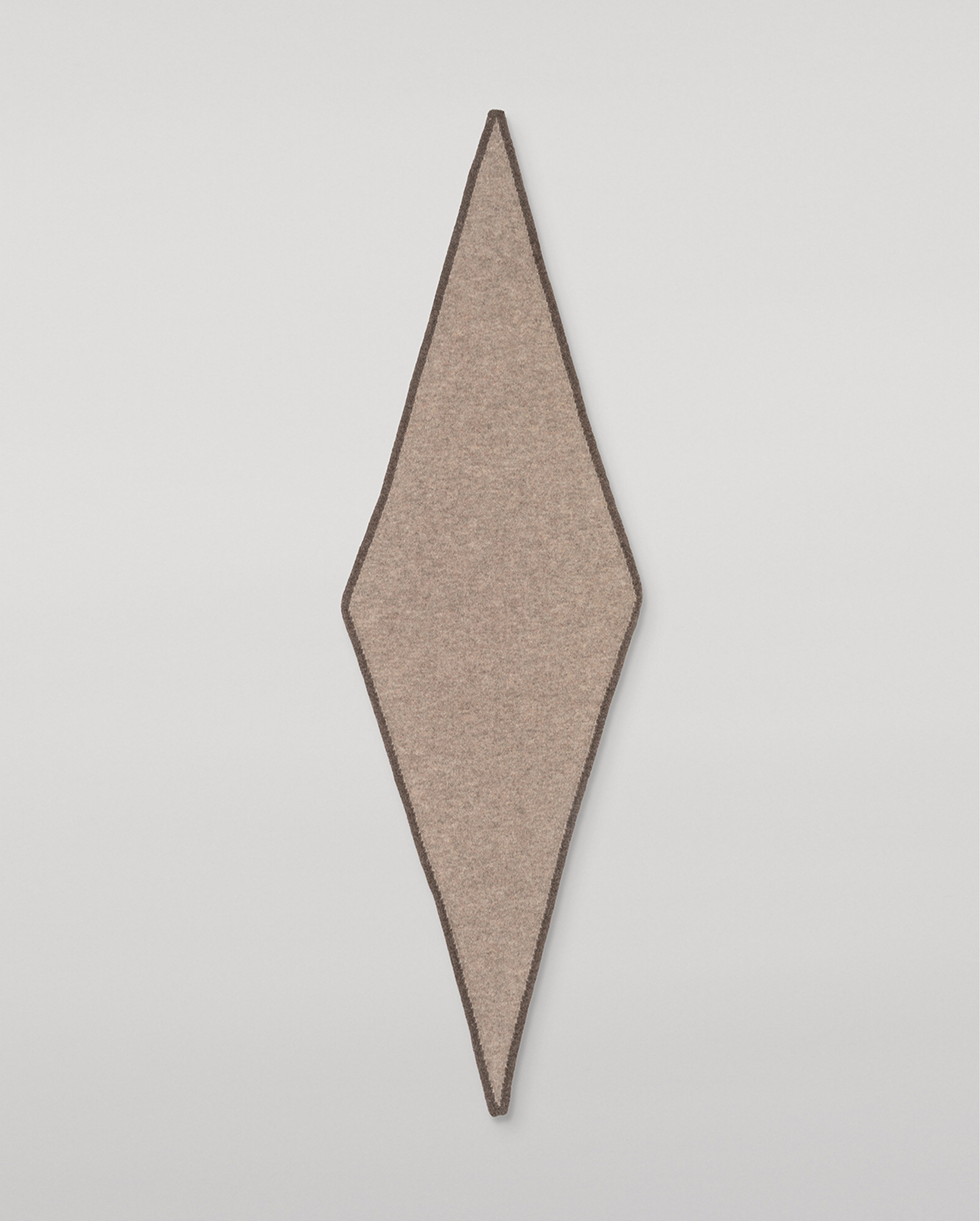 Johnstons of Elgin - Anya Brown Diamond Cashmere Necktie