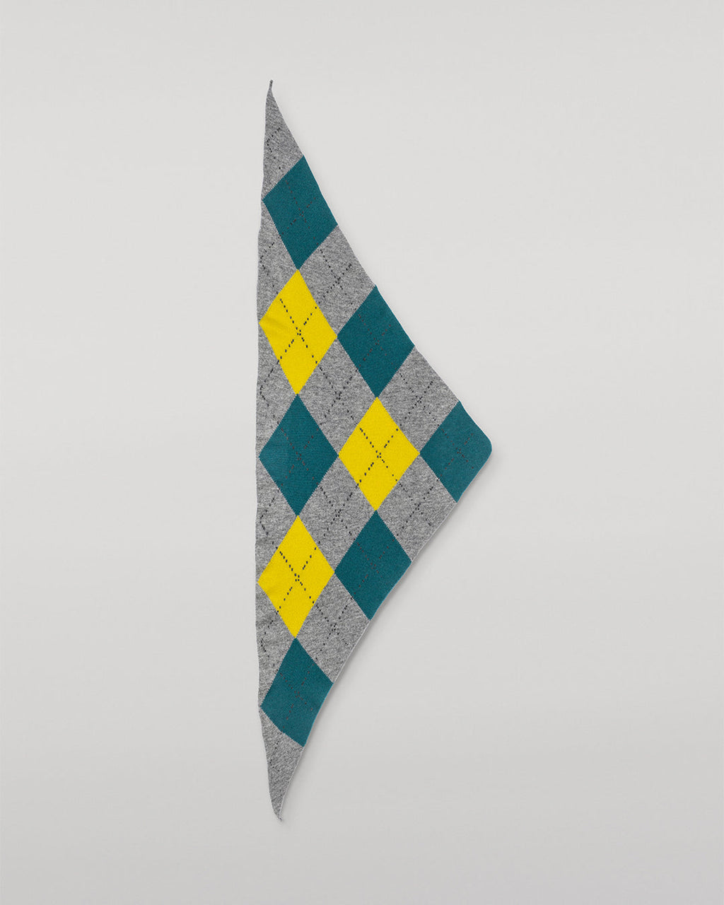 Johnstons of Elgin - Clan Grey Argyle Cashmere Bandana