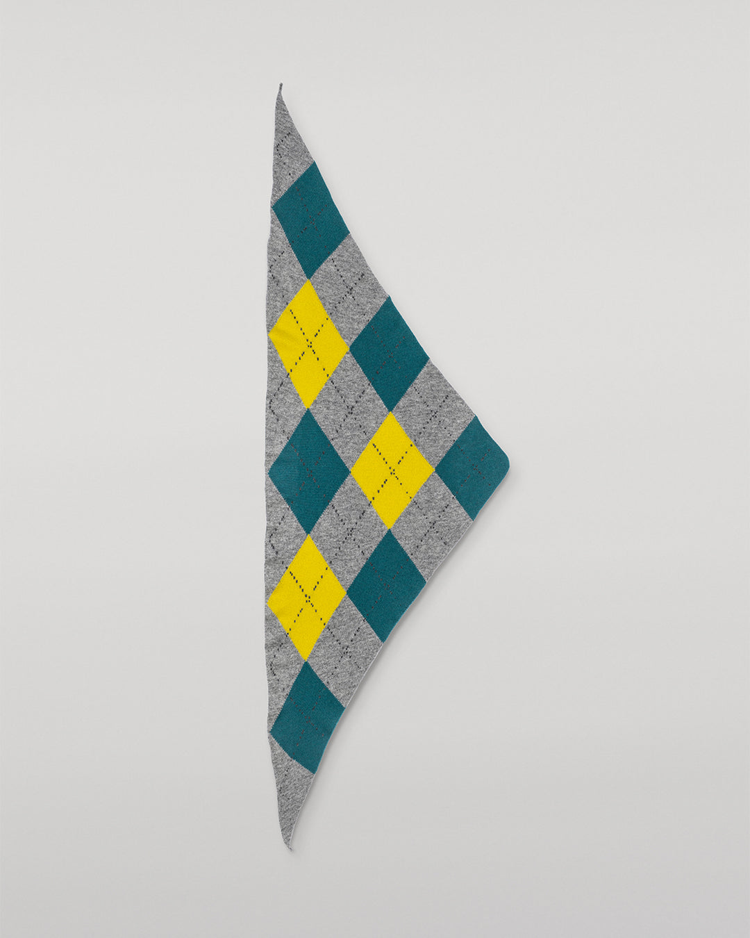 Johnstons of Elgin - Clan Grey Argyle Cashmere Bandana