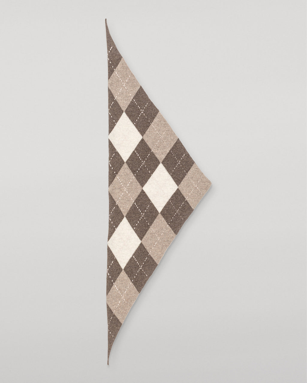 Johnstons of Elgin - Clan Brown Argyle Cashmere Bandana