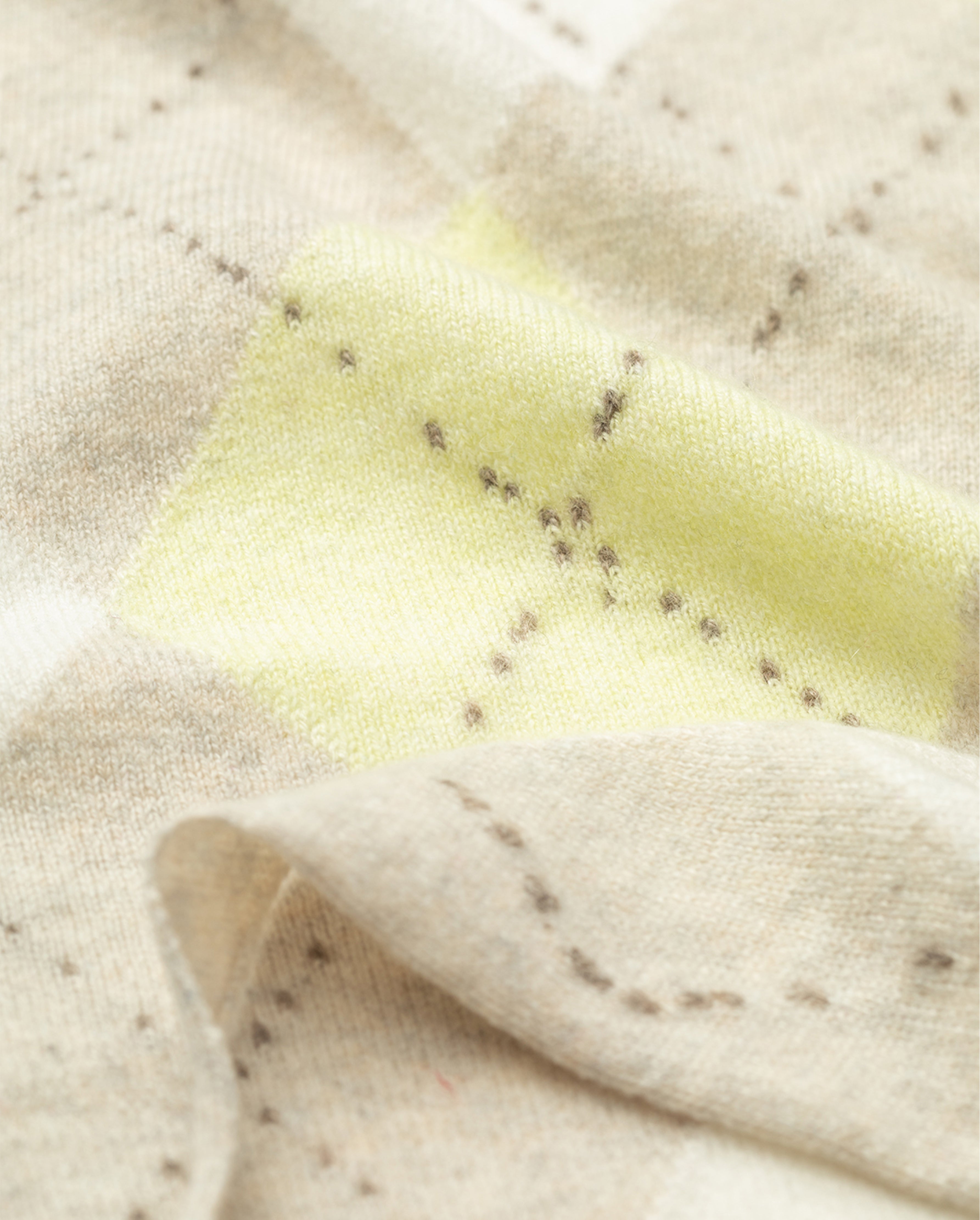Johnstons of Elgin - Clan Natural Argyle Cashmere Bandana
