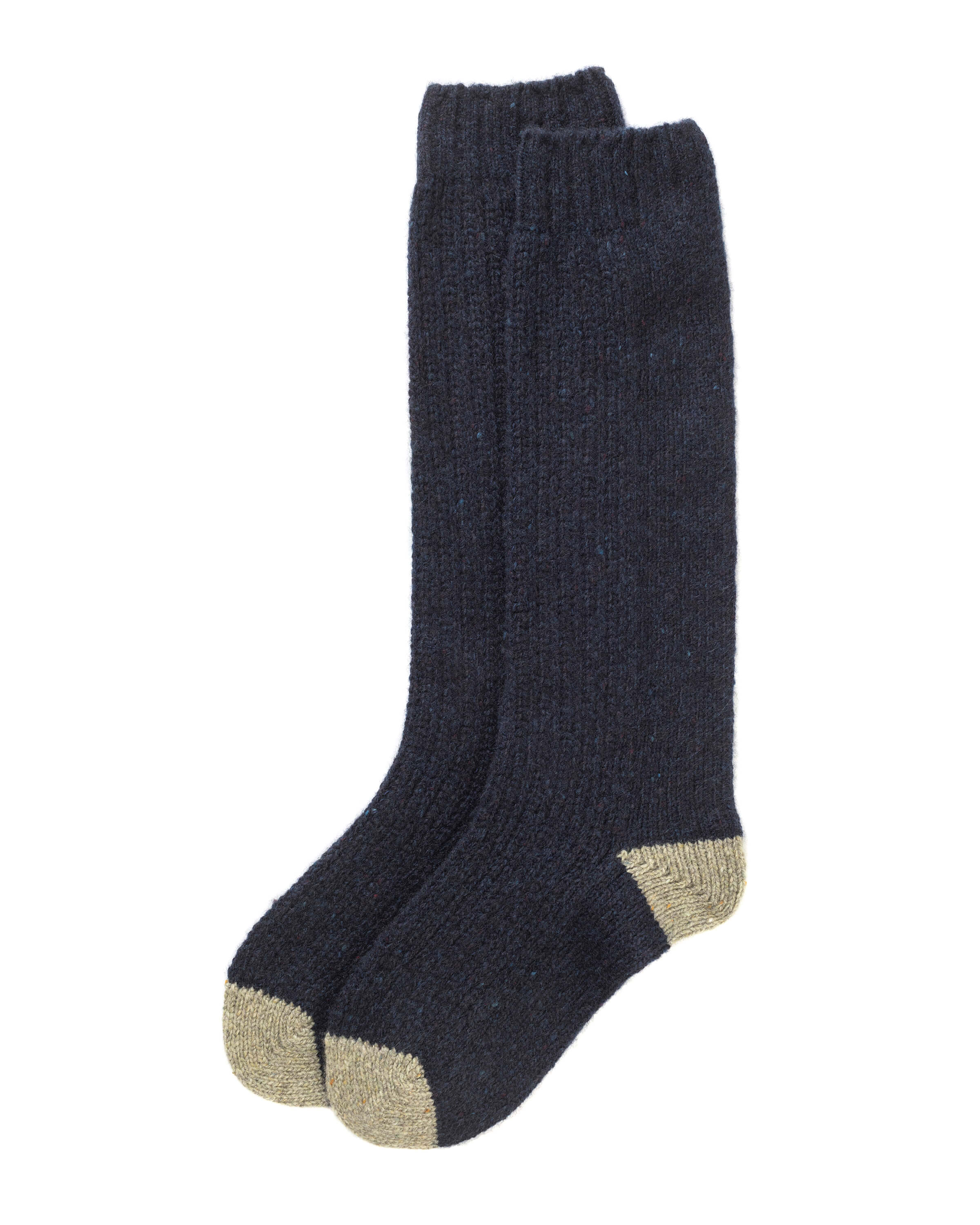 Johnstons of Elgin - Women's Navy Donegal Cashmere Socks