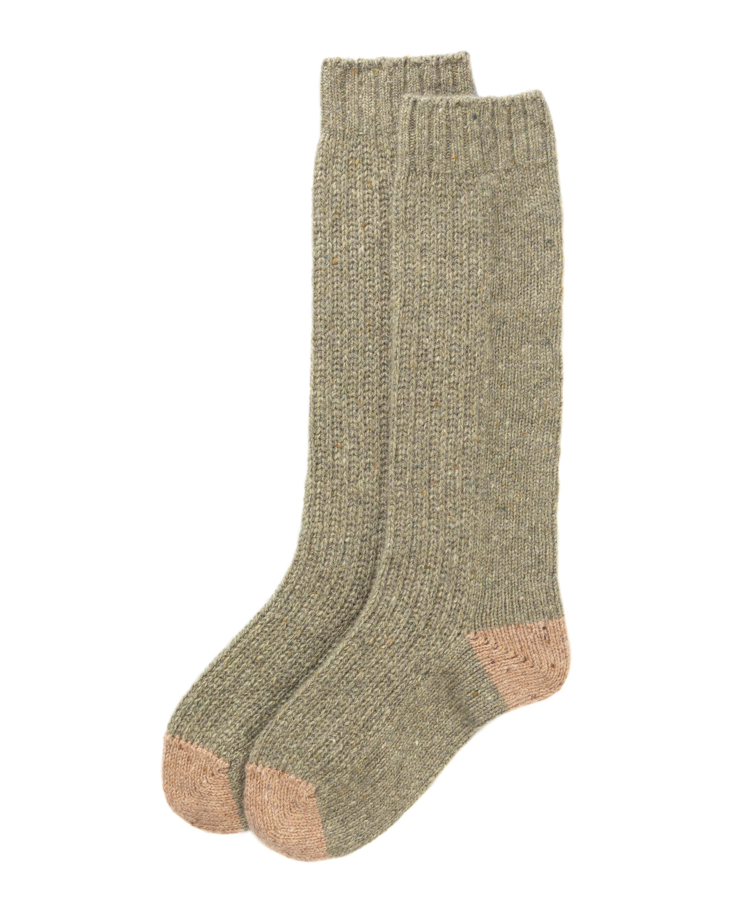 Johnstons of Elgin - Women's Donegal Cashmere Green Socks