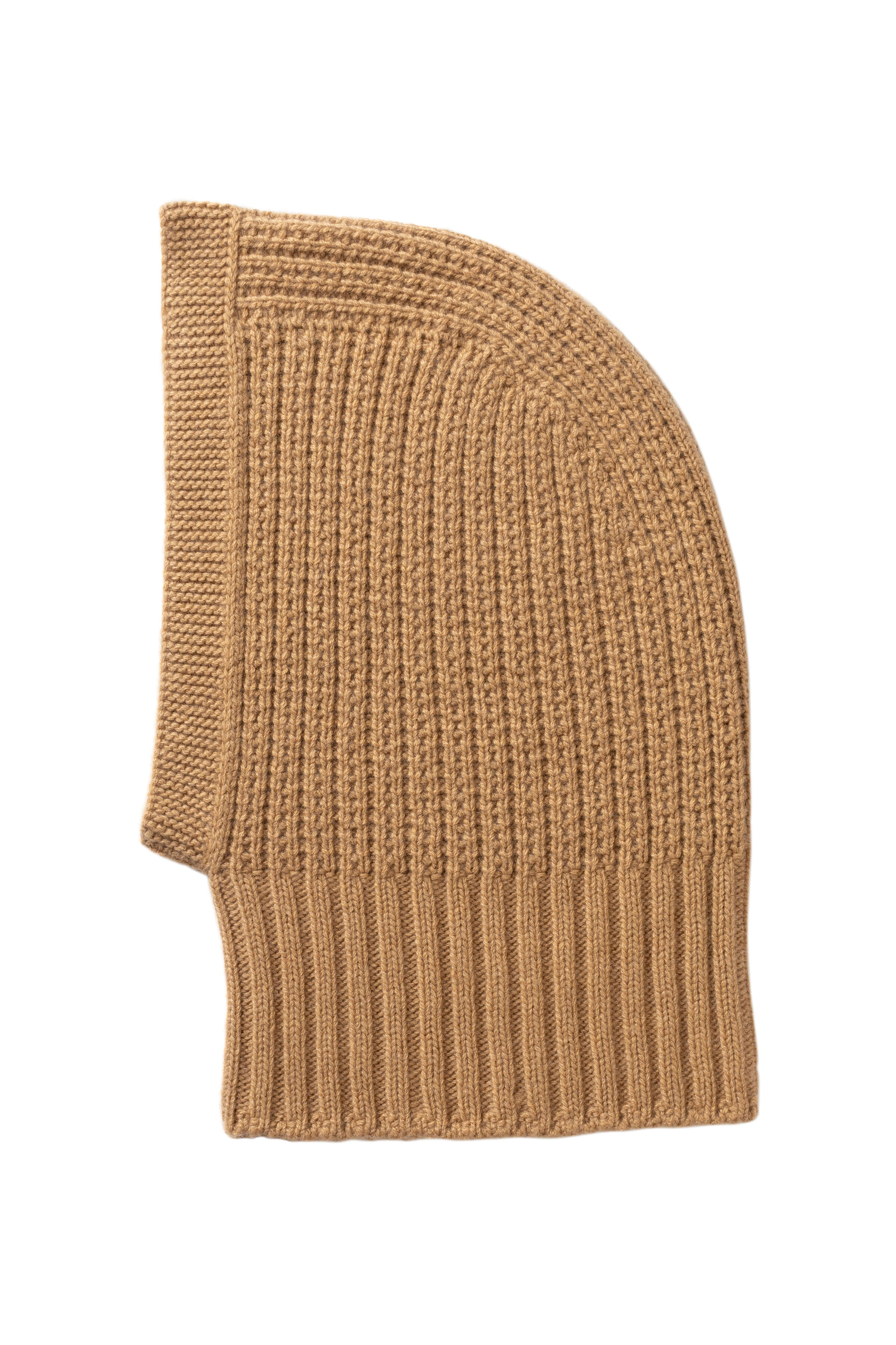 Johnstons of Elgin - Waffle Stitch Camel Cashmere Hood