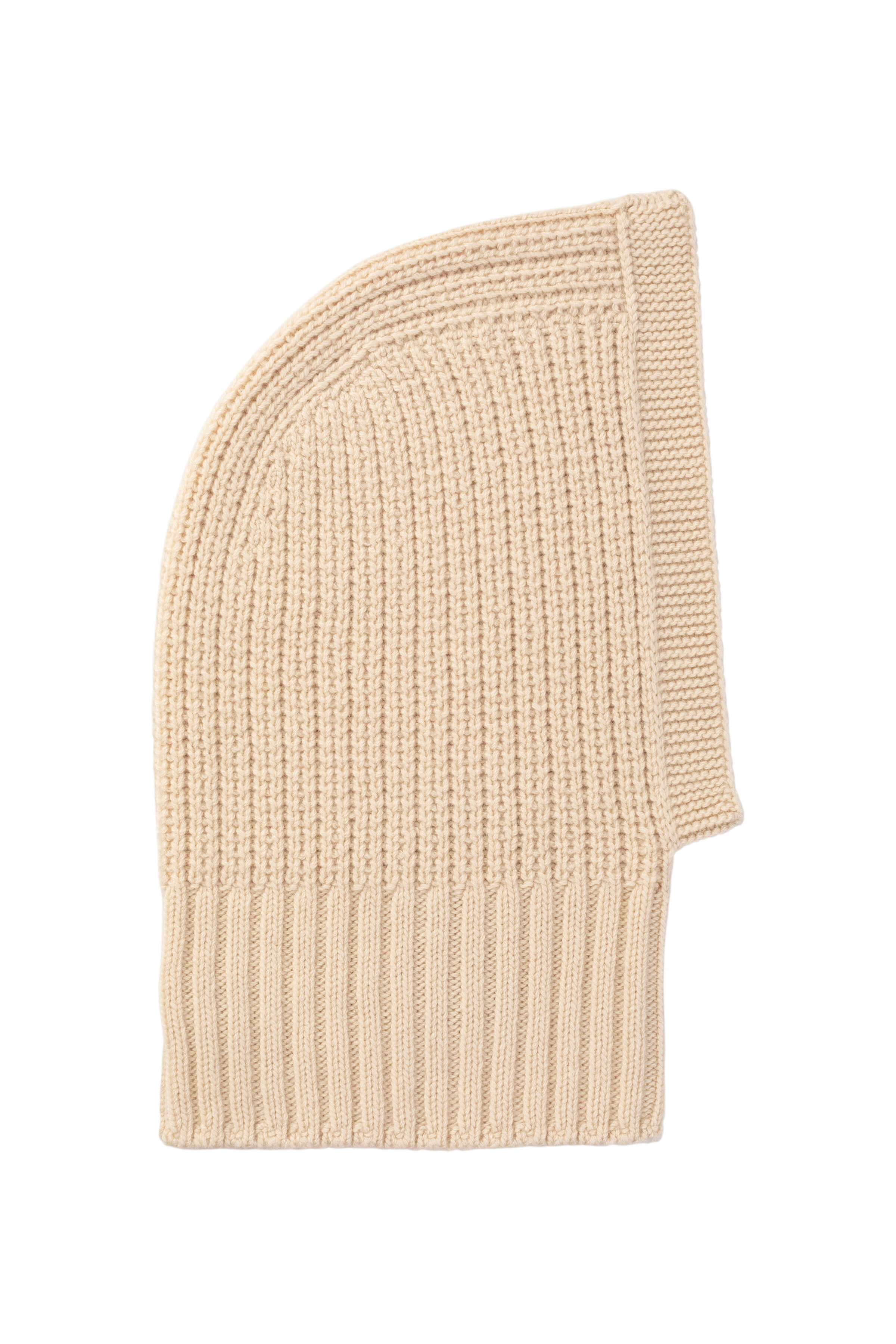 Johnstons of Elgin - Waffle Stitch Cream Cashmere Hood