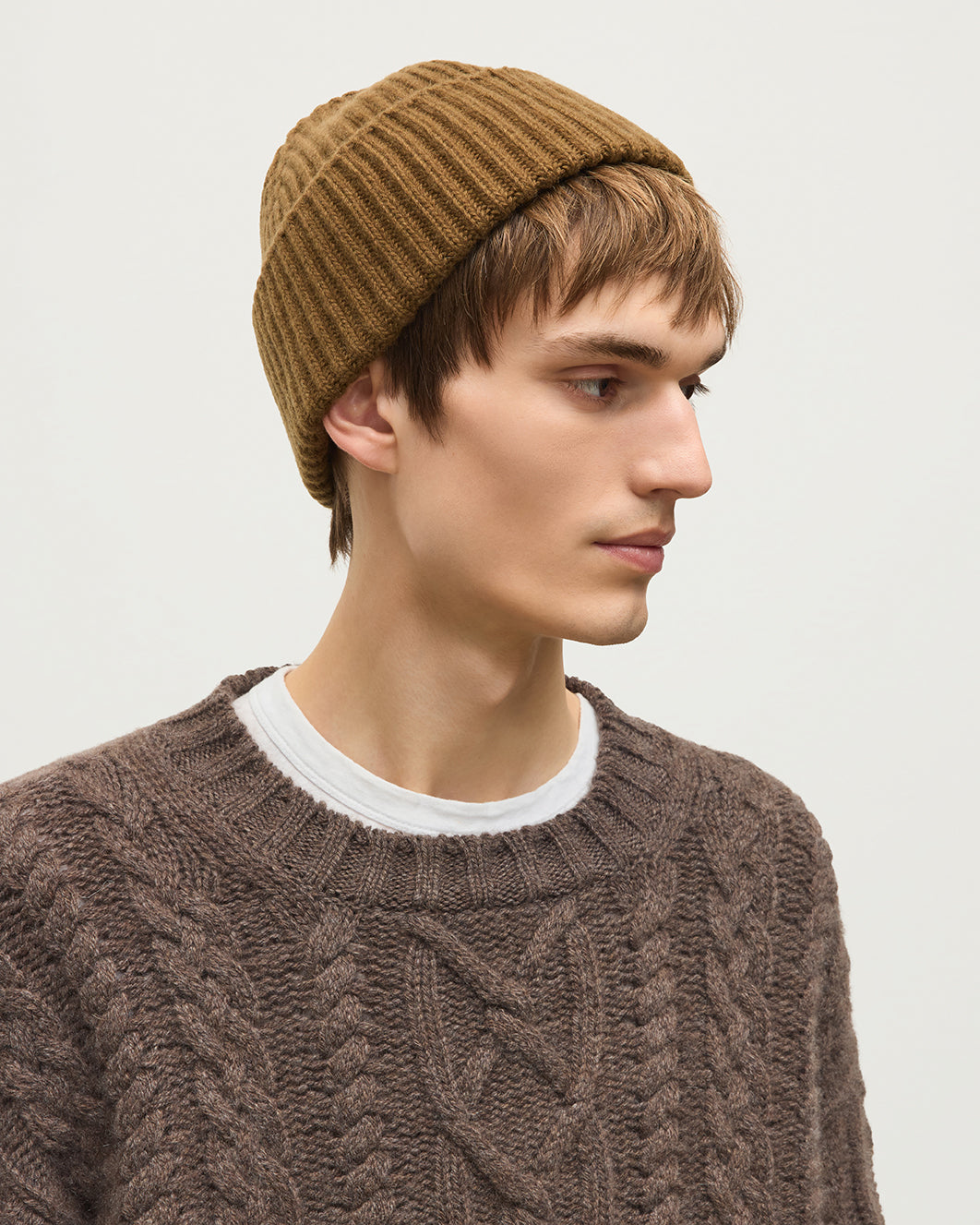 Johnstons of Elgin - Lovat Green Cashmere Hat