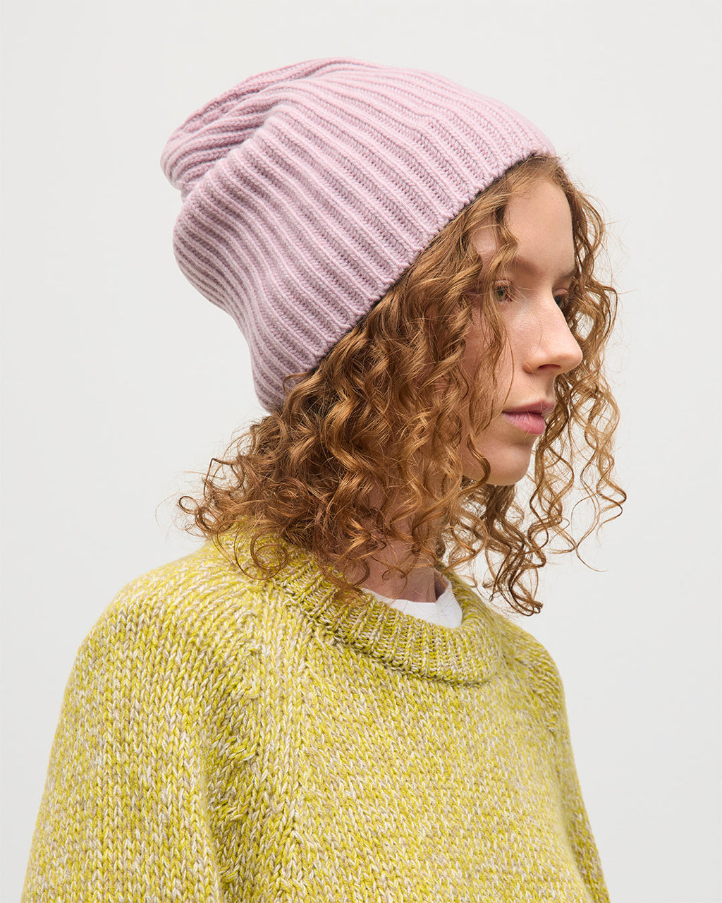 Johnstons of Elgin - Lovat Light Pink Cashmere Hat