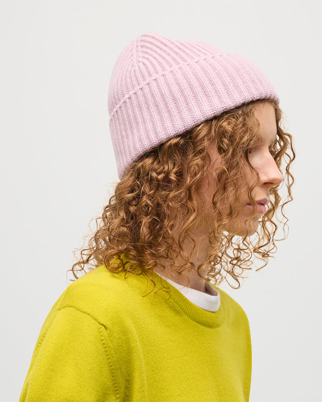 Johnstons of Elgin - Lovat Light Pink Cashmere Hat