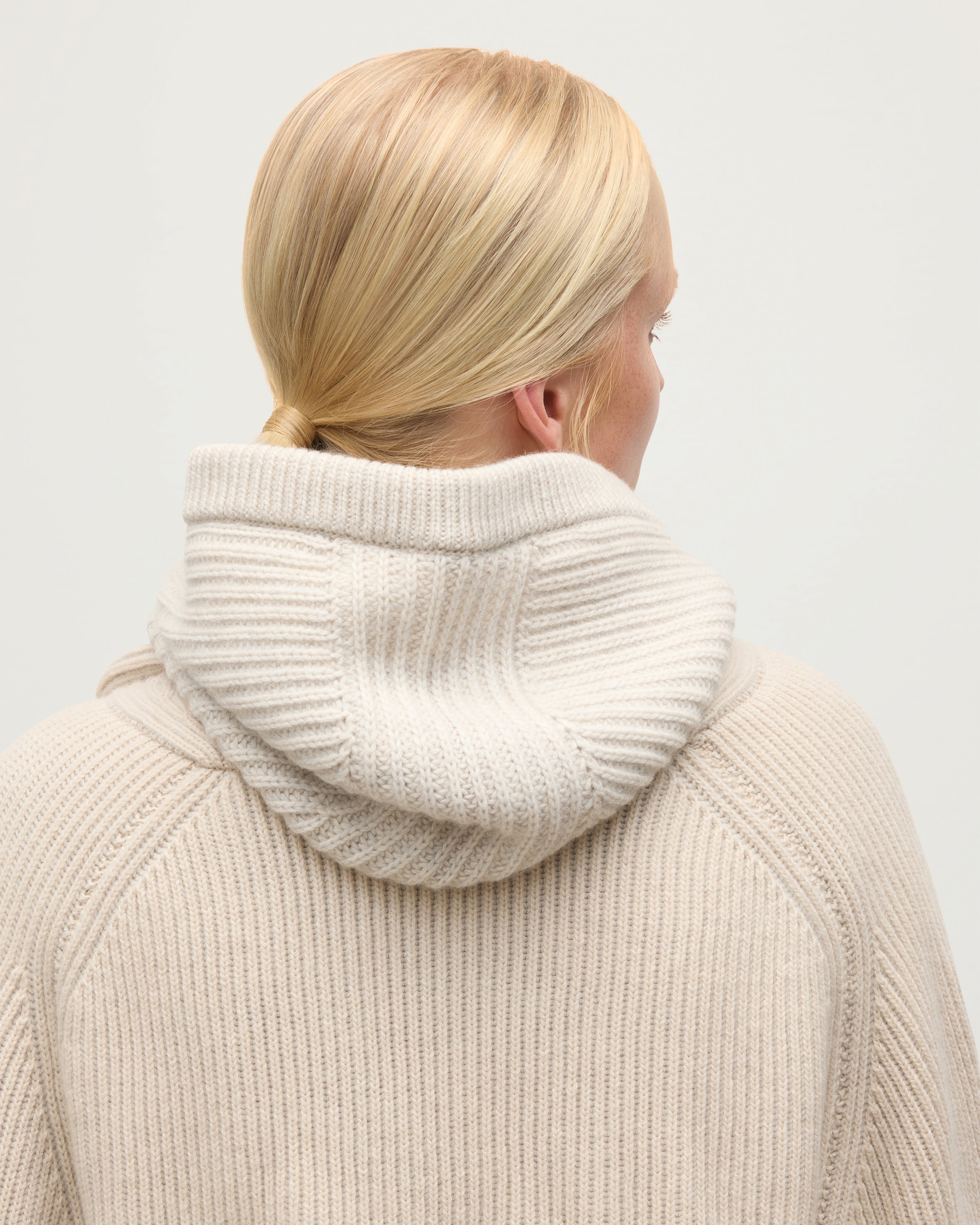 Johnstons of Elgin - Nevis Natural Cashmere Hood