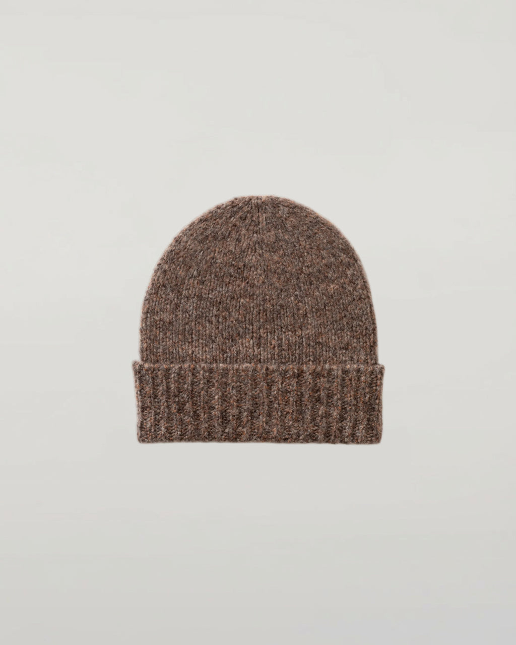 Johnstons of Elgin - Cashmere Bouclé Brown Beanie