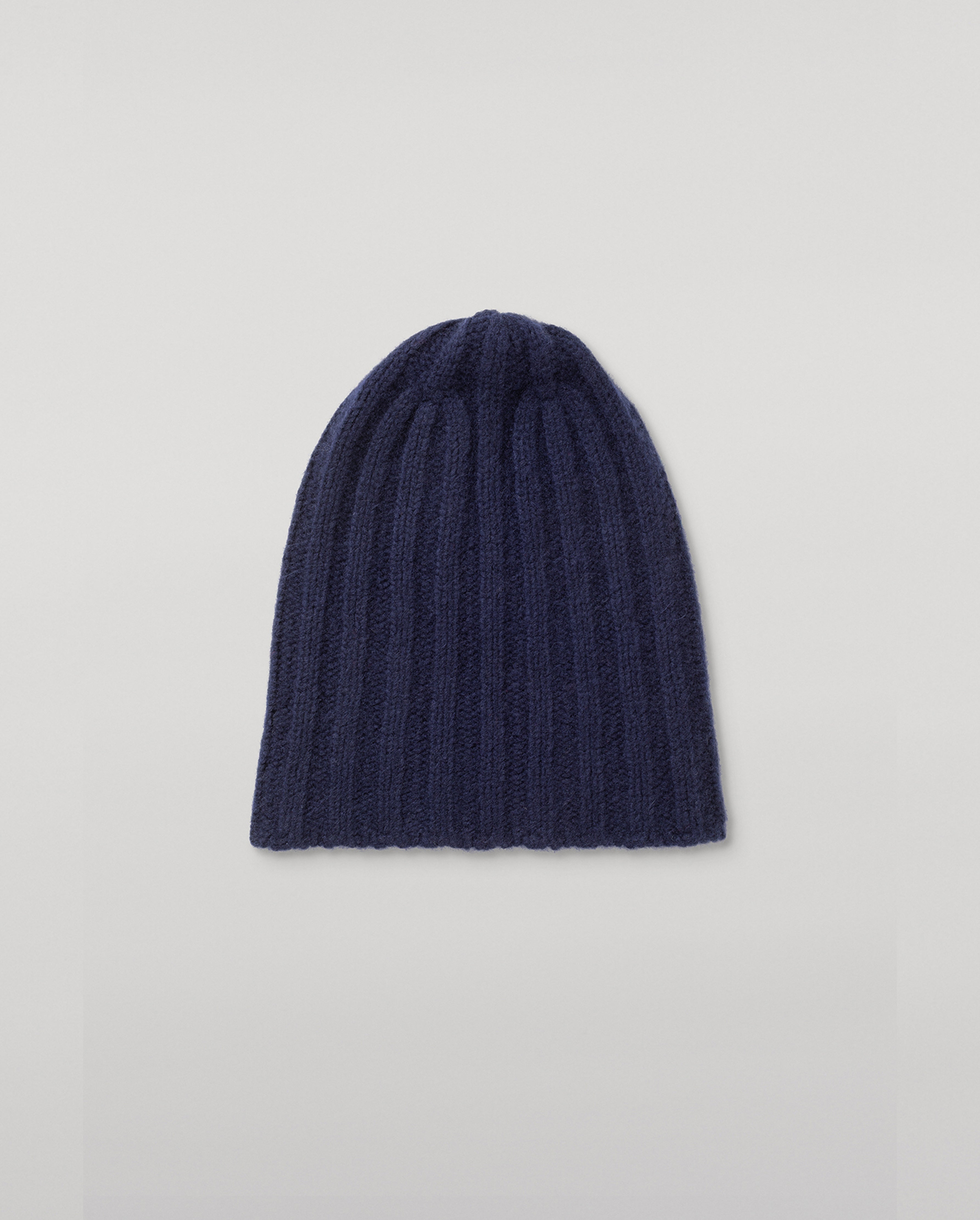 Johnstons of Elgin - Bhaltair Blue Cashmere Silk Beanie