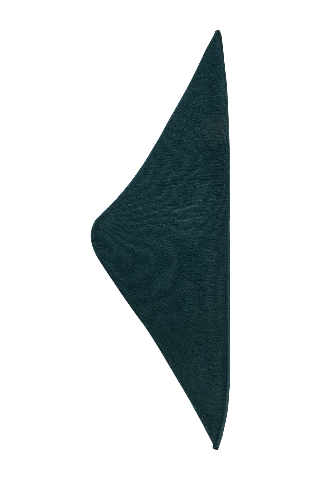 Johnstons of Elgin - Triangle Cashmere Silk Green Neck Tie