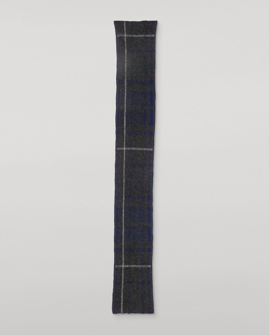 Johnstons of Elgin - Baird Grey Brushed Cashmere - Silk Scarf