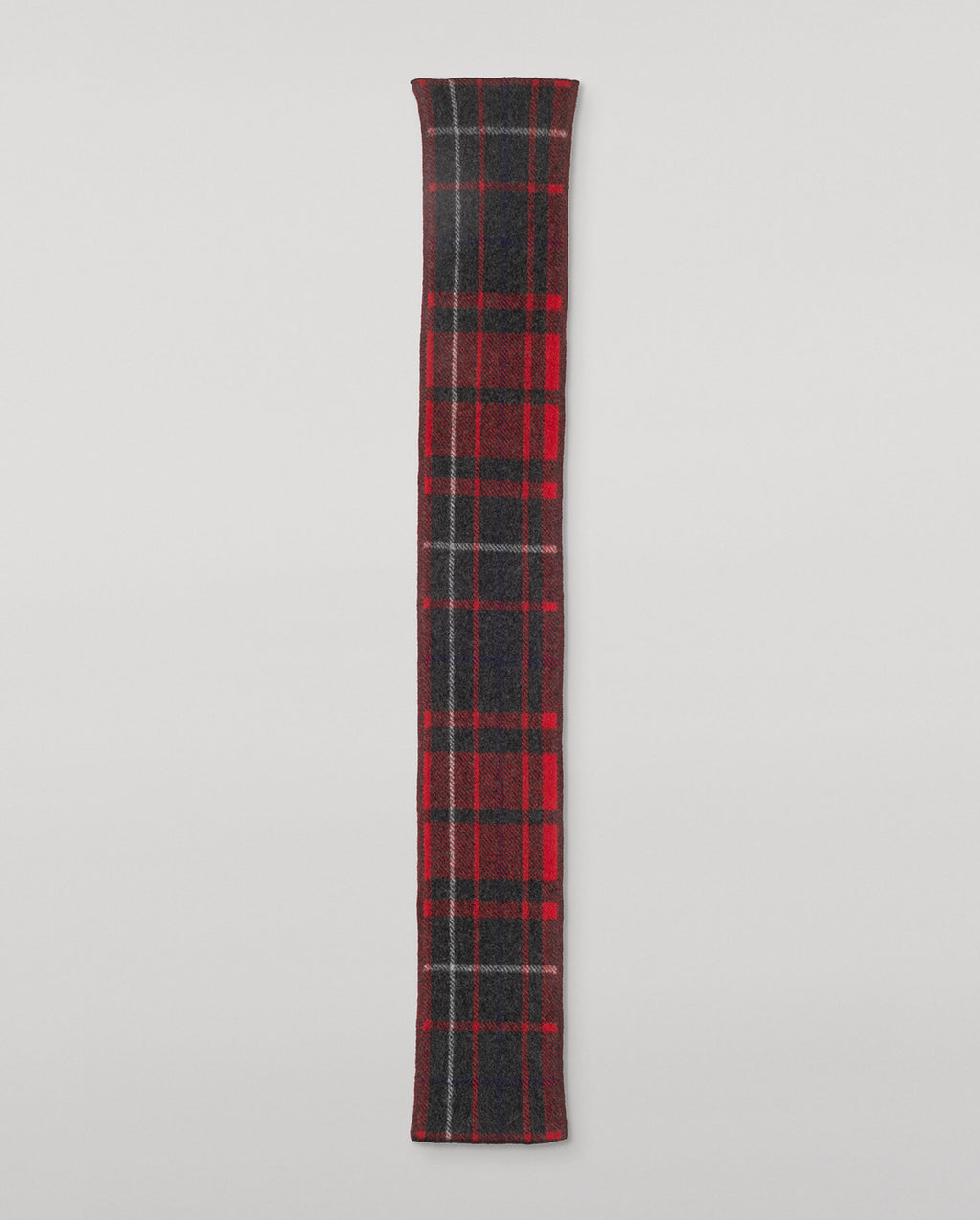 Johnstons of Elgin - Baird Red Brushed Cashmere - Silk Scarf