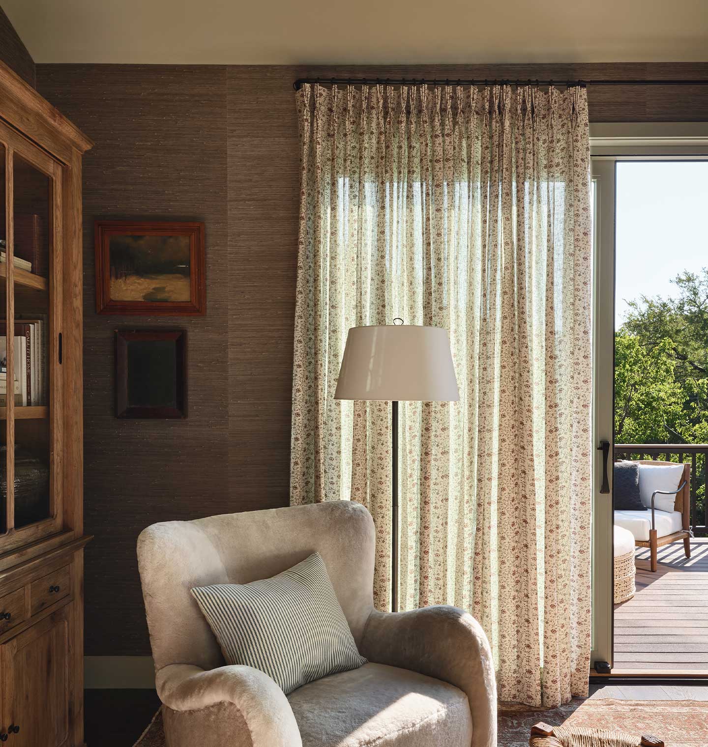 Amber Interiors - Triple Pinch Pleat Drapery