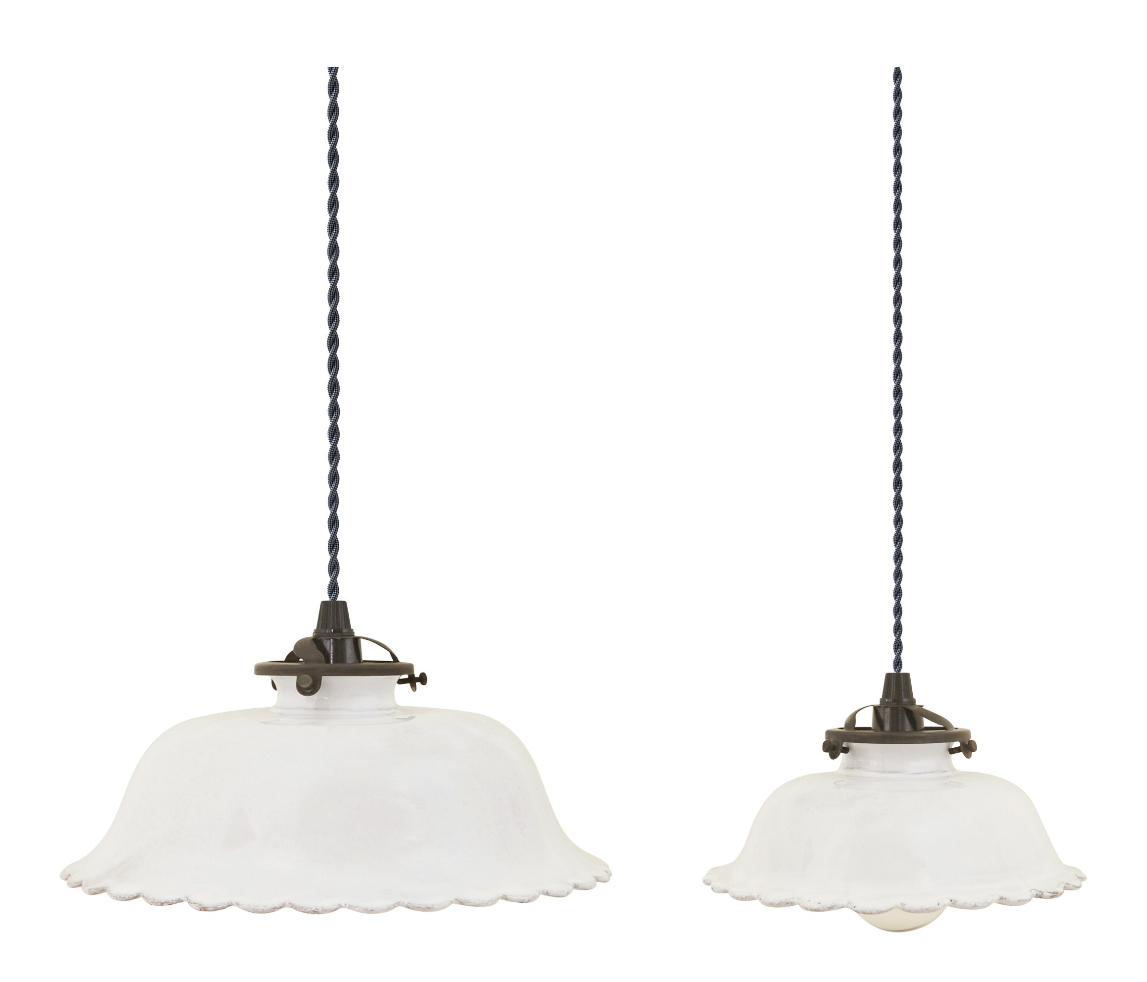 Jayson Home - Astier de Villatte Daisy Pendants