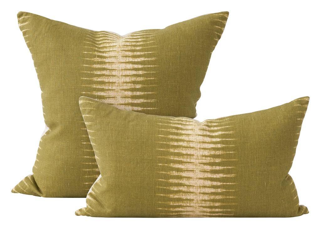 Jayson Home - Peter Dunham Ikat Olive Pillows
