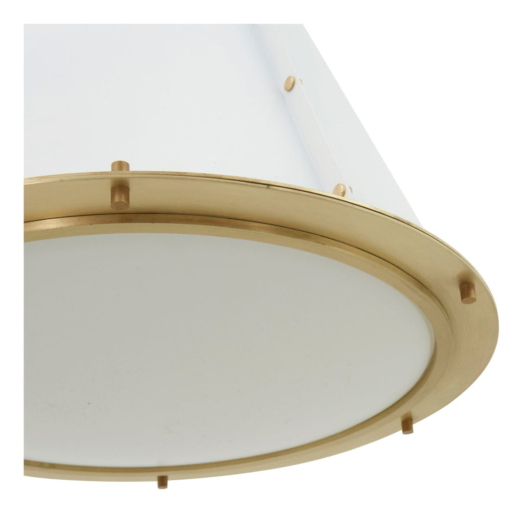 Jayson Home - White Argo Pendant - Large