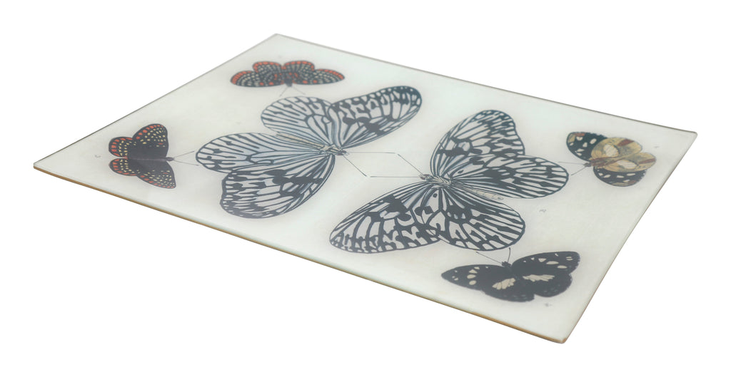 Jayson Home - Mirrored Butterfly Tray